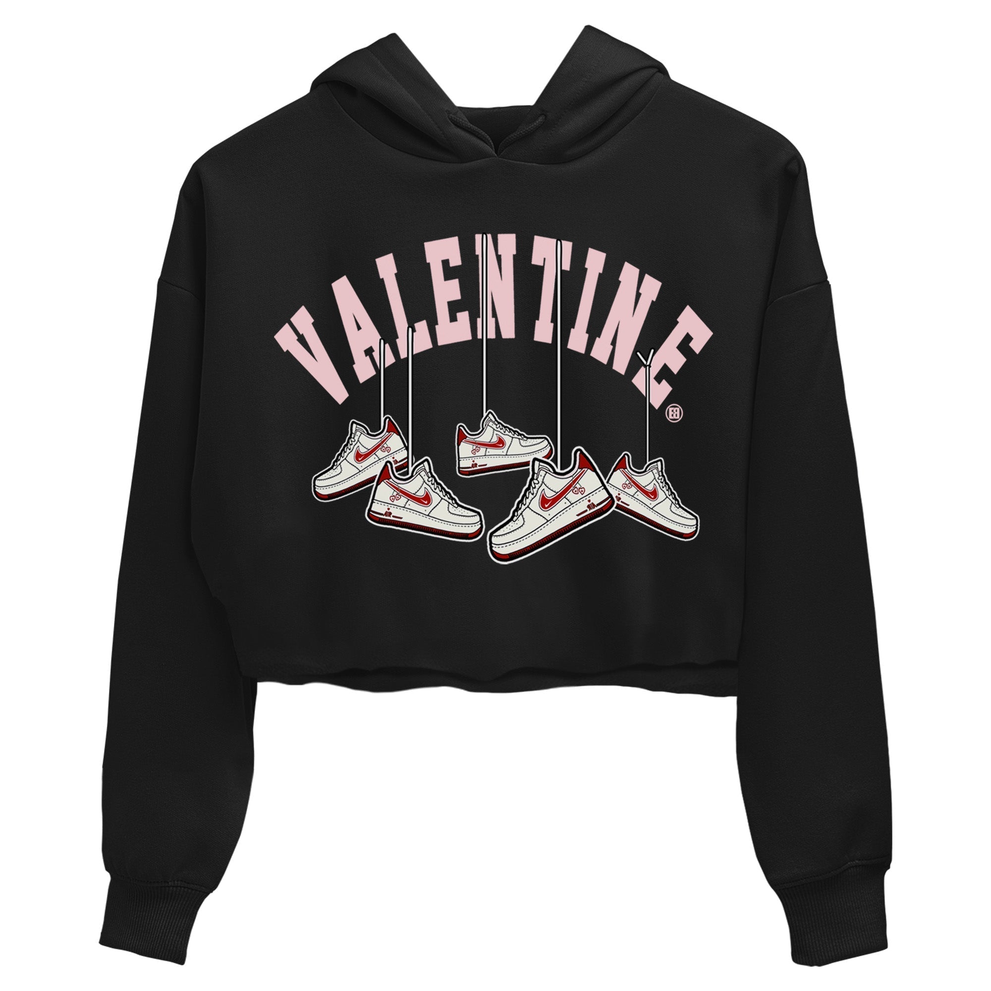 Air Force 1 Valentines Day Sneaker Match Tees Hanging Sneakers Sneaker Tees Air Force 1 Valentines Day Jordan to match sneaker T-Shirt Women's Shirts