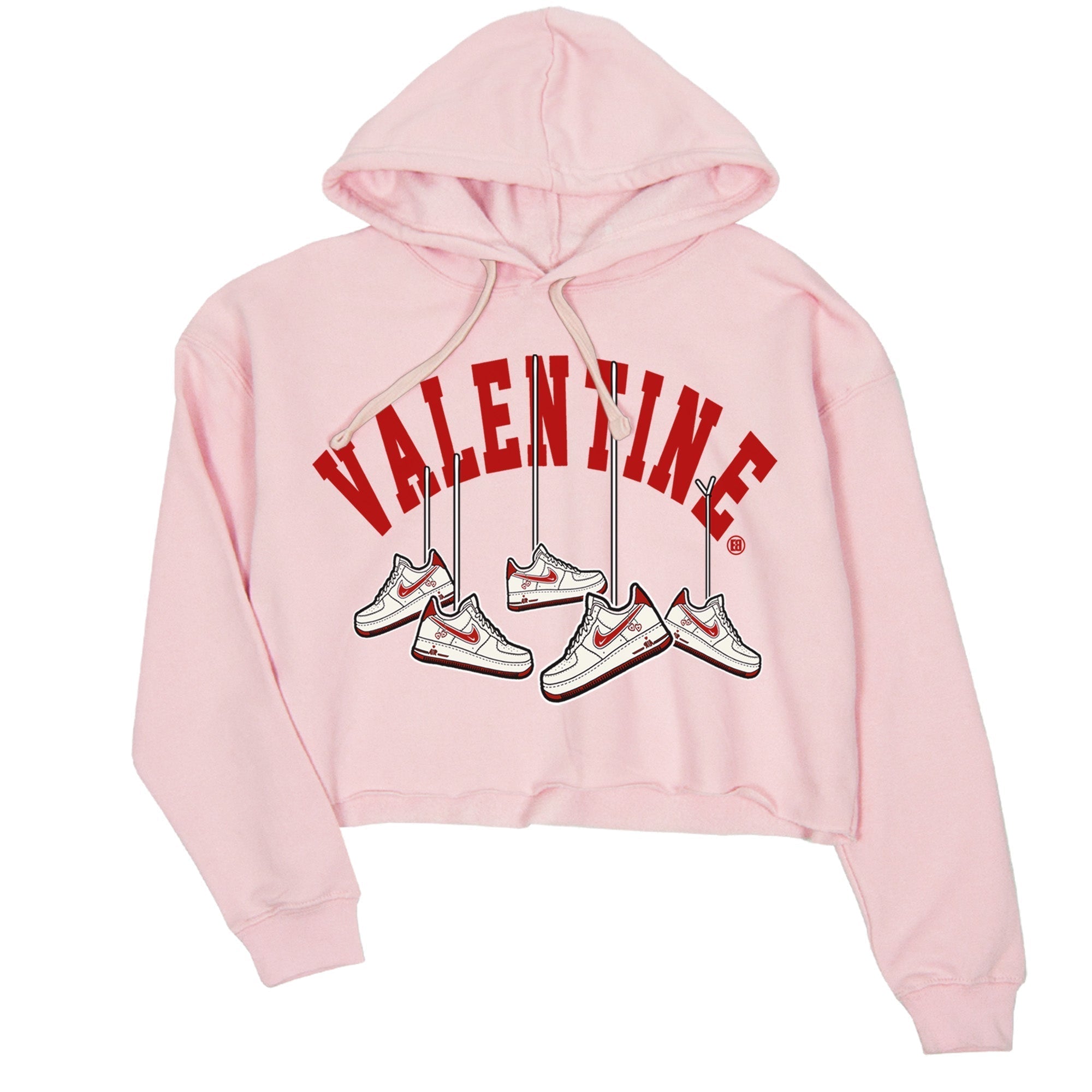 Air Force 1 Valentines Day Sneaker Match Tees Hanging Sneakers Sneaker Tees Air Force 1 Valentines Day Jordan to match sneaker T-Shirt Women's Shirts