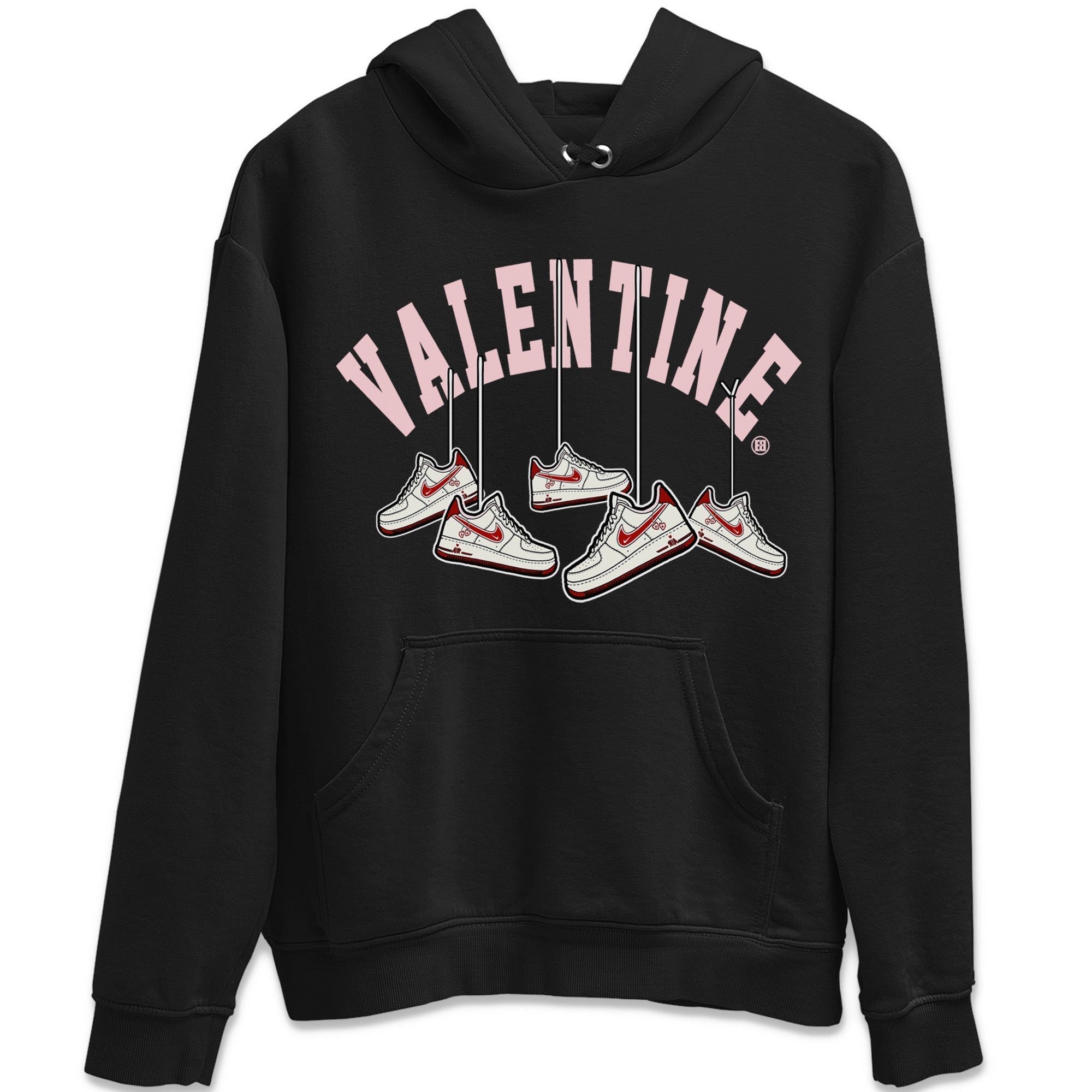 Air Force 1 Valentines Day Sneaker Match Tees Hanging Sneakers Sneaker Tees Air Force 1 Valentines Day Jordan to match sneaker T-Shirt Crew Neck Shirts
