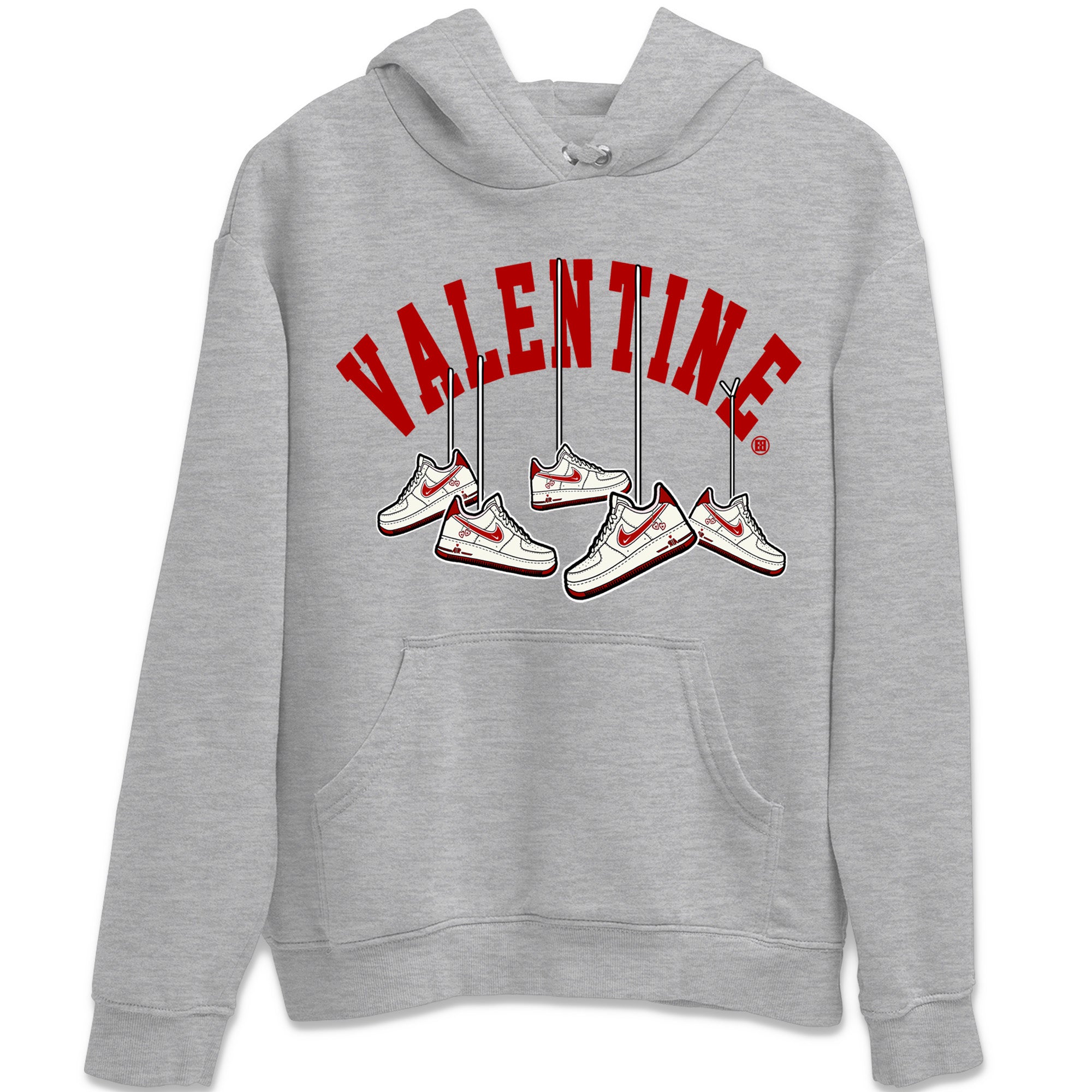 Air Force 1 Valentines Day Sneaker Match Tees Hanging Sneakers Sneaker Tees Air Force 1 Valentines Day Jordan to match sneaker T-Shirt Crew Neck Shirts