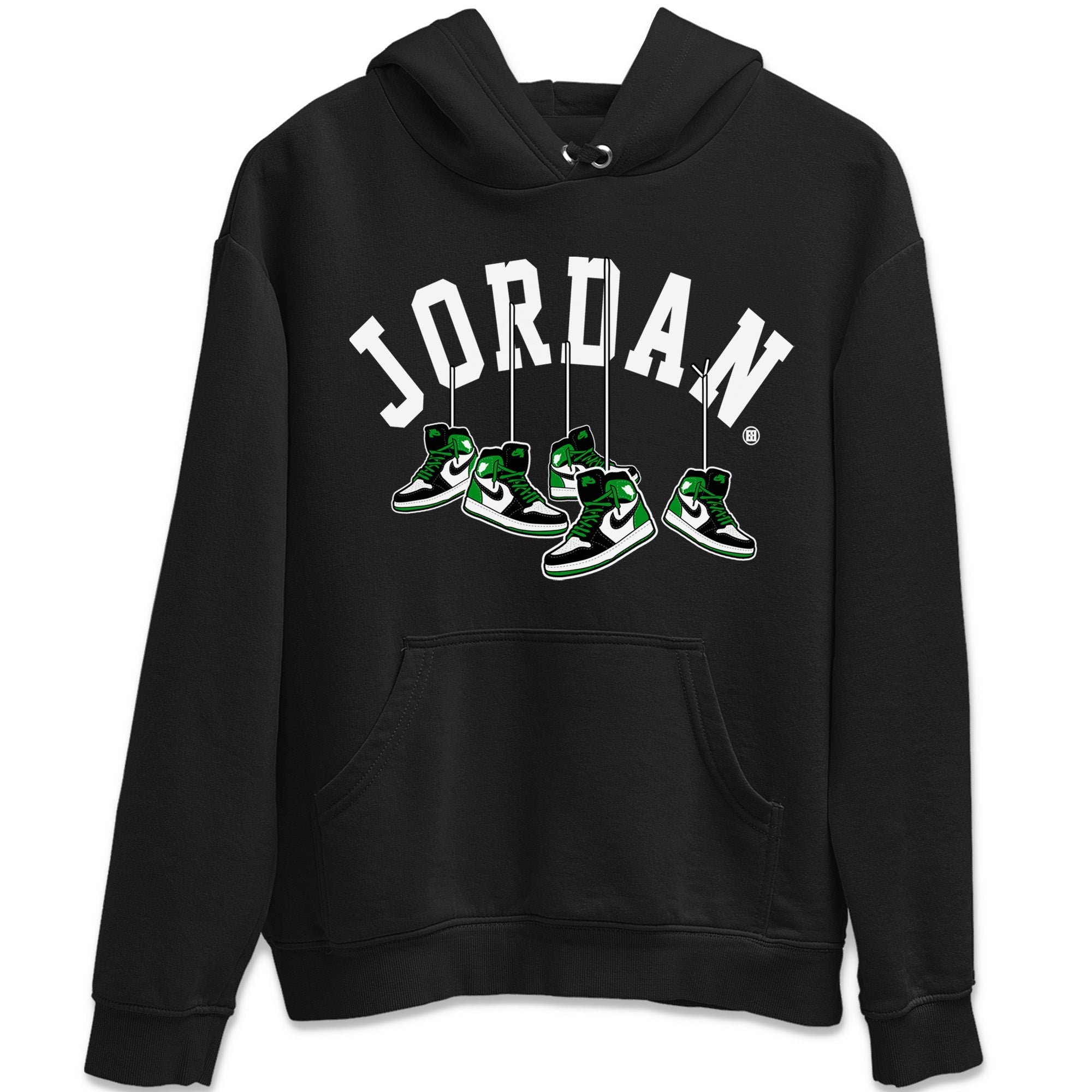 Air Jordan 1 Celtics Shirt To Match Jordans Hanging Sneakers Sneaker Tees Air Jordan 1 Retro Celtics Drip Gear Zone Sneaker Matching Clothing Unisex Shirts Black 2