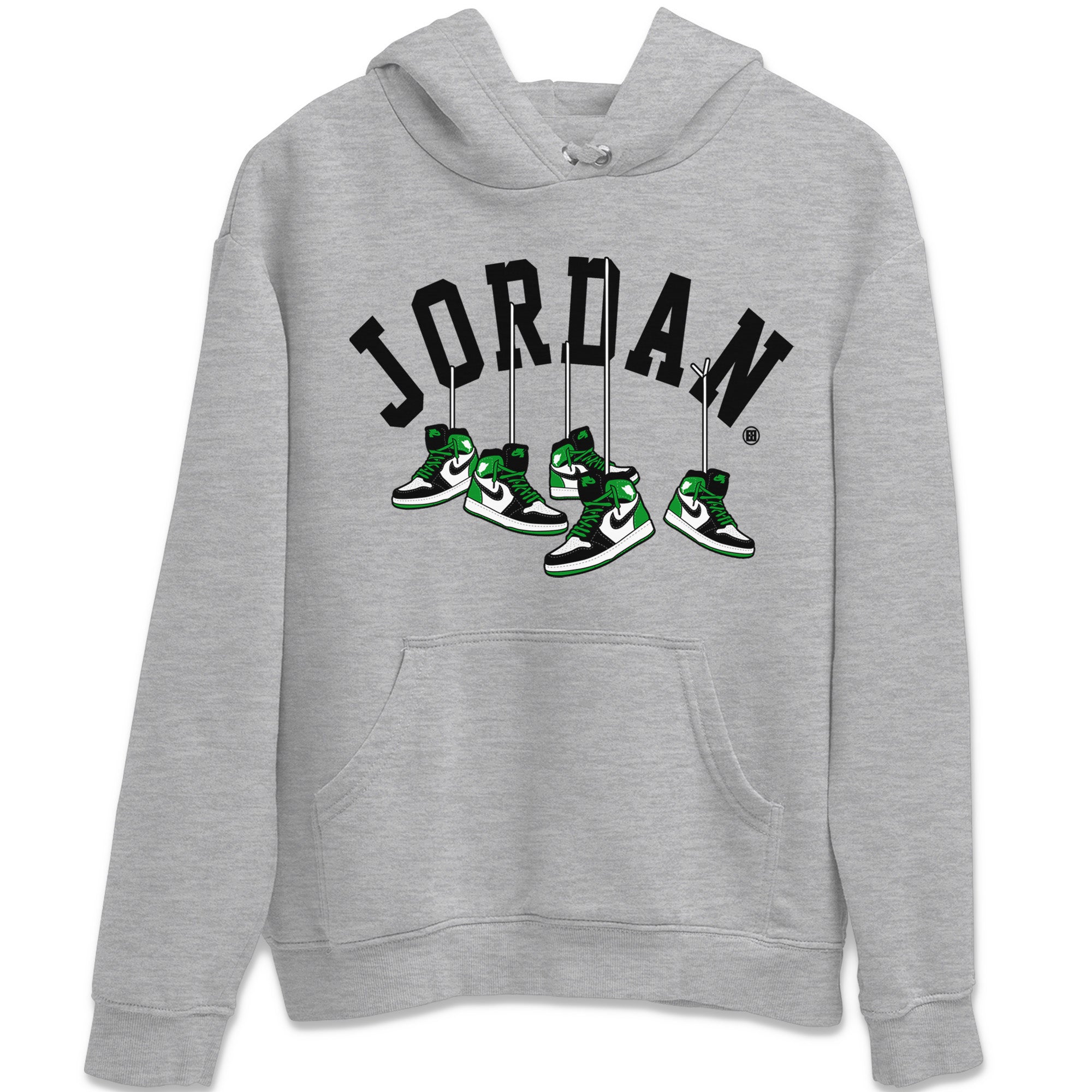 Air Jordan 1 Celtics Shirt To Match Jordans Hanging Sneakers Sneaker Tees Air Jordan 1 Retro Celtics Drip Gear Zone Sneaker Matching Clothing Unisex Shirts Heather Grey 2