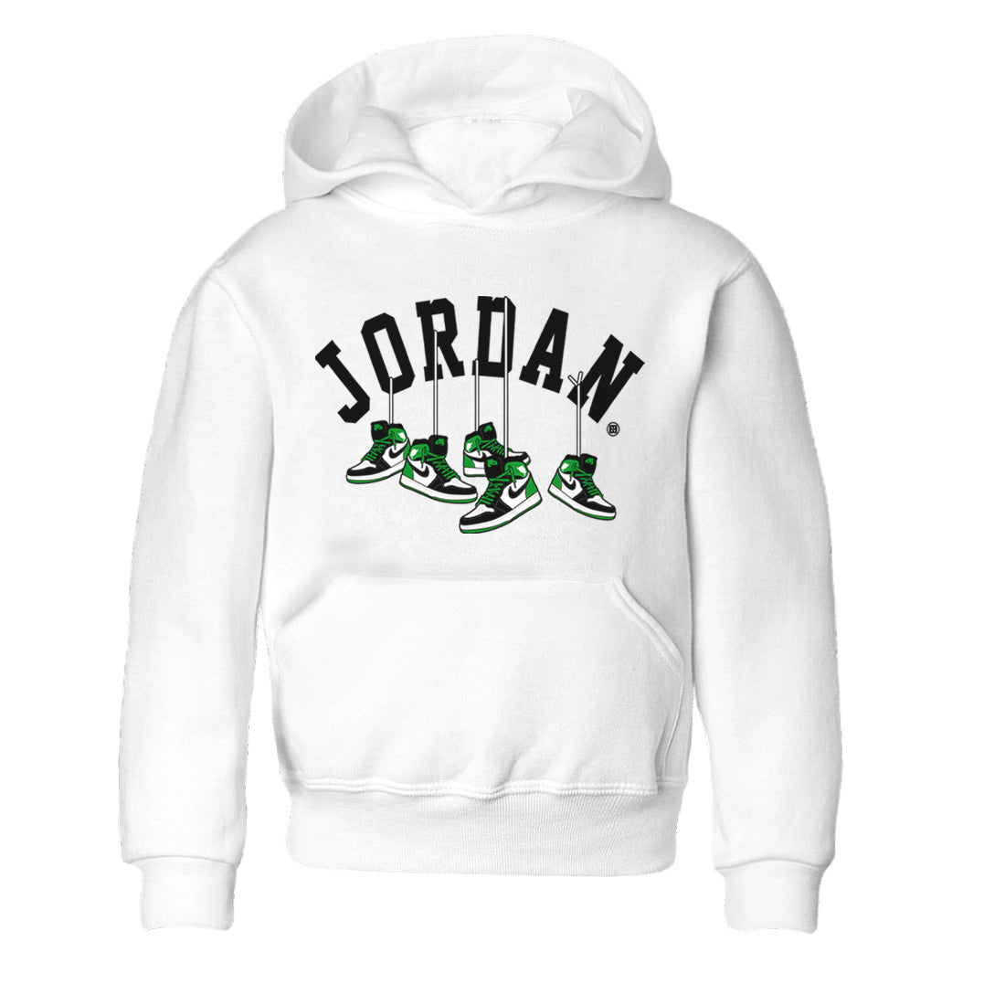 Air Jordan 1 Celtics Shirt To Match Jordans Hanging Sneakers Sneaker Tees Air Jordan 1 Retro Celtics Drip Gear Zone Sneaker Matching Clothing Kids Shirts White 2