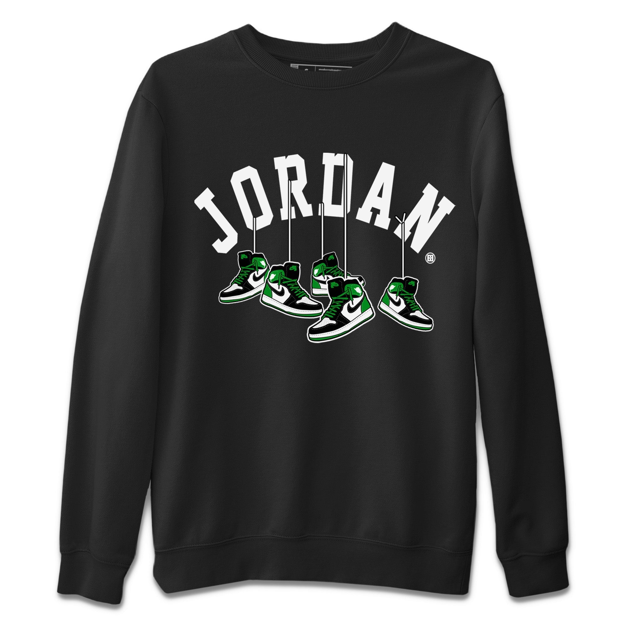 Air Jordan 1 Celtics Shirt To Match Jordans Hanging Sneakers Sneaker Tees Air Jordan 1 Retro Celtics Drip Gear Zone Sneaker Matching Clothing Unisex Shirts Black 2