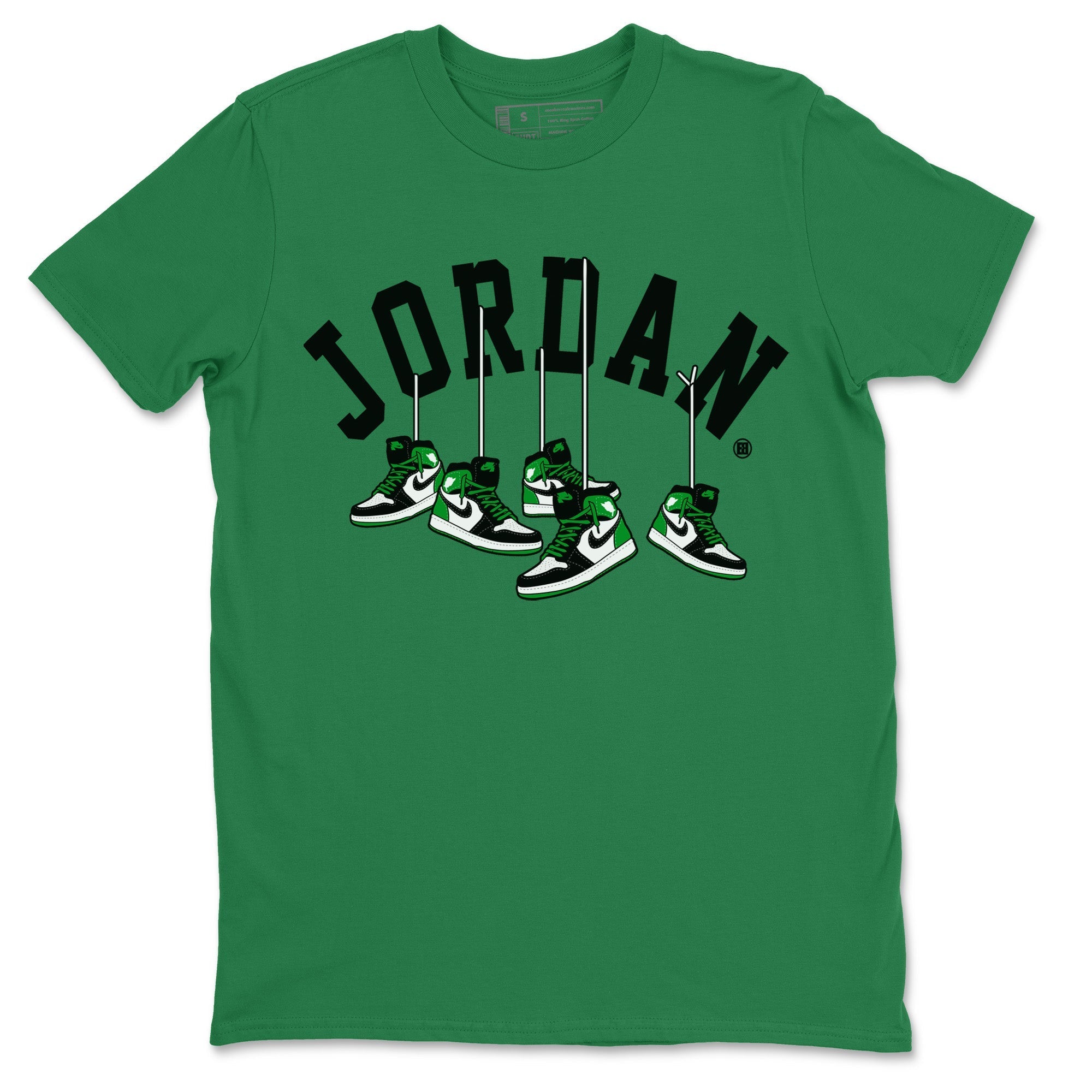 Air Jordan 1 Celtics Shirt To Match Jordans Hanging Sneakers Sneaker Tees Air Jordan 1 Retro Celtics Drip Gear Zone Sneaker Matching Clothing Unisex Shirts Kelly Green 2