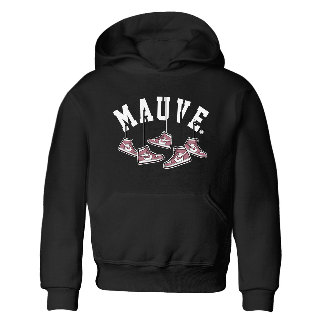 Air Jordan 1 Mauve shirt to match jordans Hanging Sneakers sneaker matching Sneaker Matching Tee Jordan 1 High OG Mauve Drip Gear Zone Baby Toddler Black 2 Sneaker Matching Tee