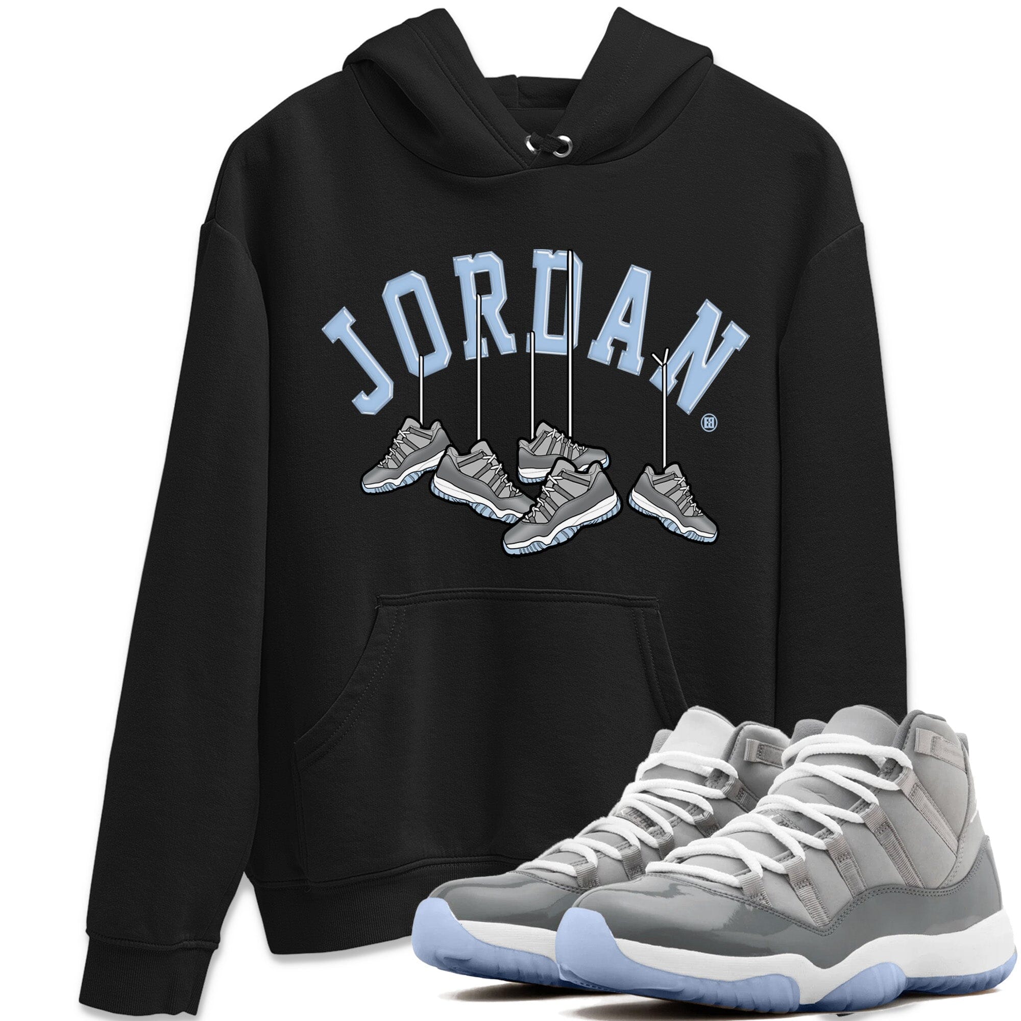Jordan 11 Cool Grey Shirt To Match Jordans Hanging Sneakers Sneaker Tees Jordan 11 Cool Grey Drip Gear Zone Sneaker Matching Clothing Unisex Shirts