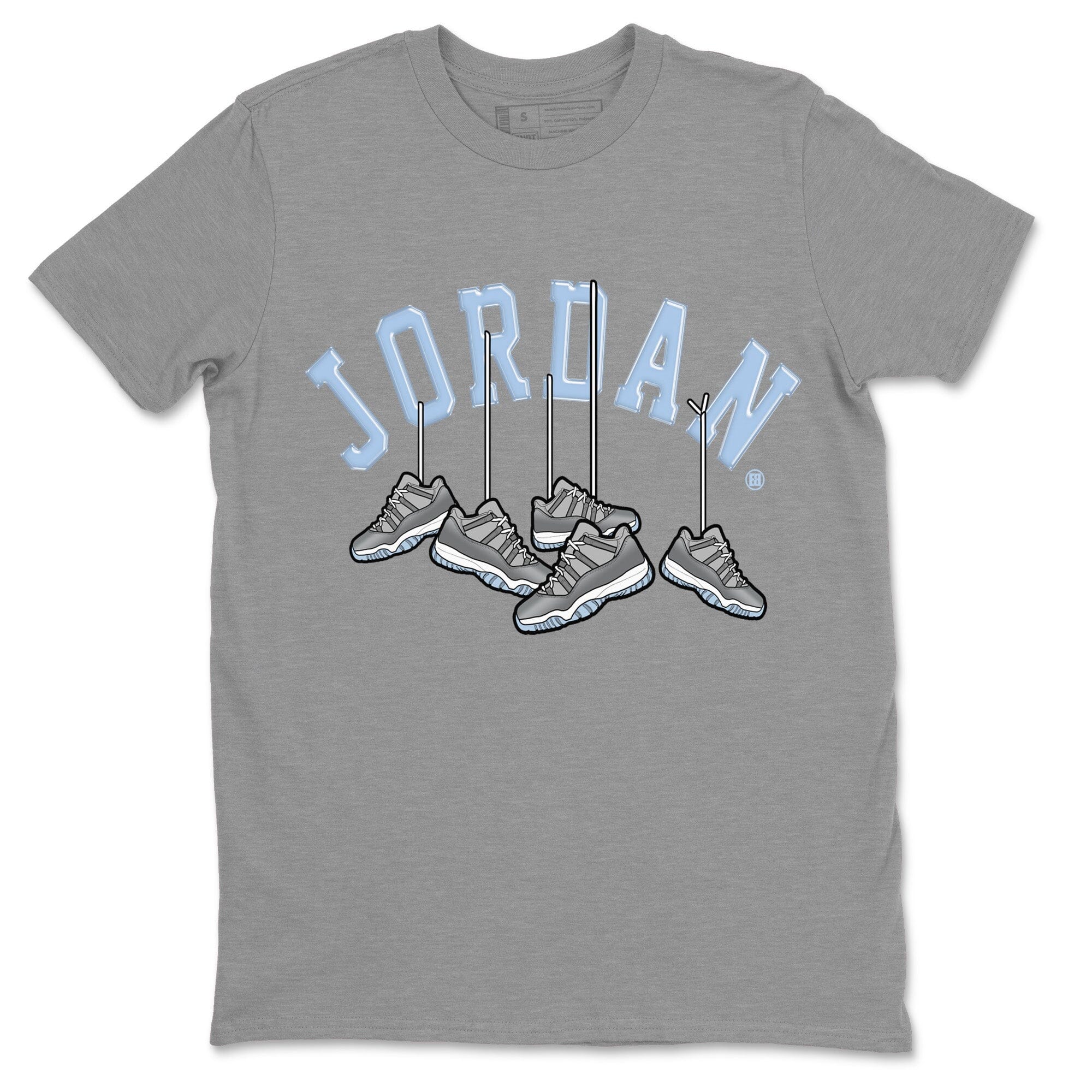 Jordan 11 Cool Grey Shirt To Match Jordans Hanging Sneakers Sneaker Tees Jordan 11 Cool Grey Drip Gear Zone Sneaker Matching Clothing Unisex Shirts