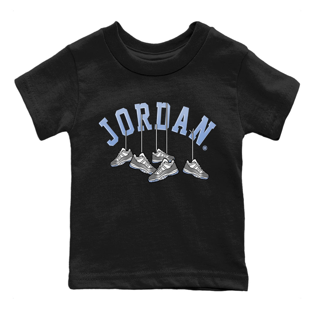 Air Jordan 11 White Cement Sneaker Match Tees Hanging Sneakers Streetwear Sneaker Shirt Air Jordan 11 Cement Grey Sneaker Release Tees Kids Shirts Black 2