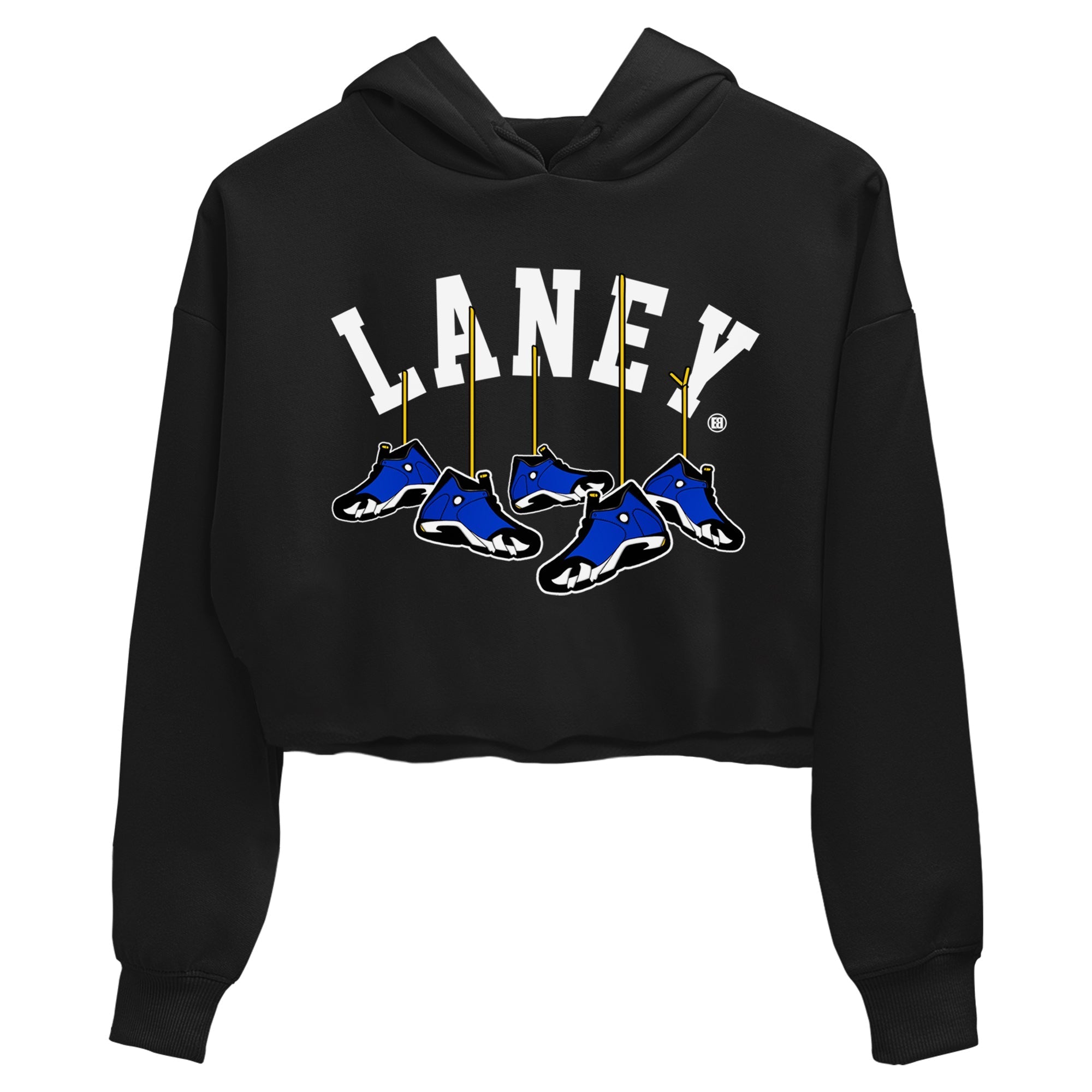 Air Jordan 14 Laney Sneaker Match Tees Hanging Sneakers Streetwear Sneaker Shirt Jordan 14 Laney Sneaker Release Tees Women's Shirts Black 2