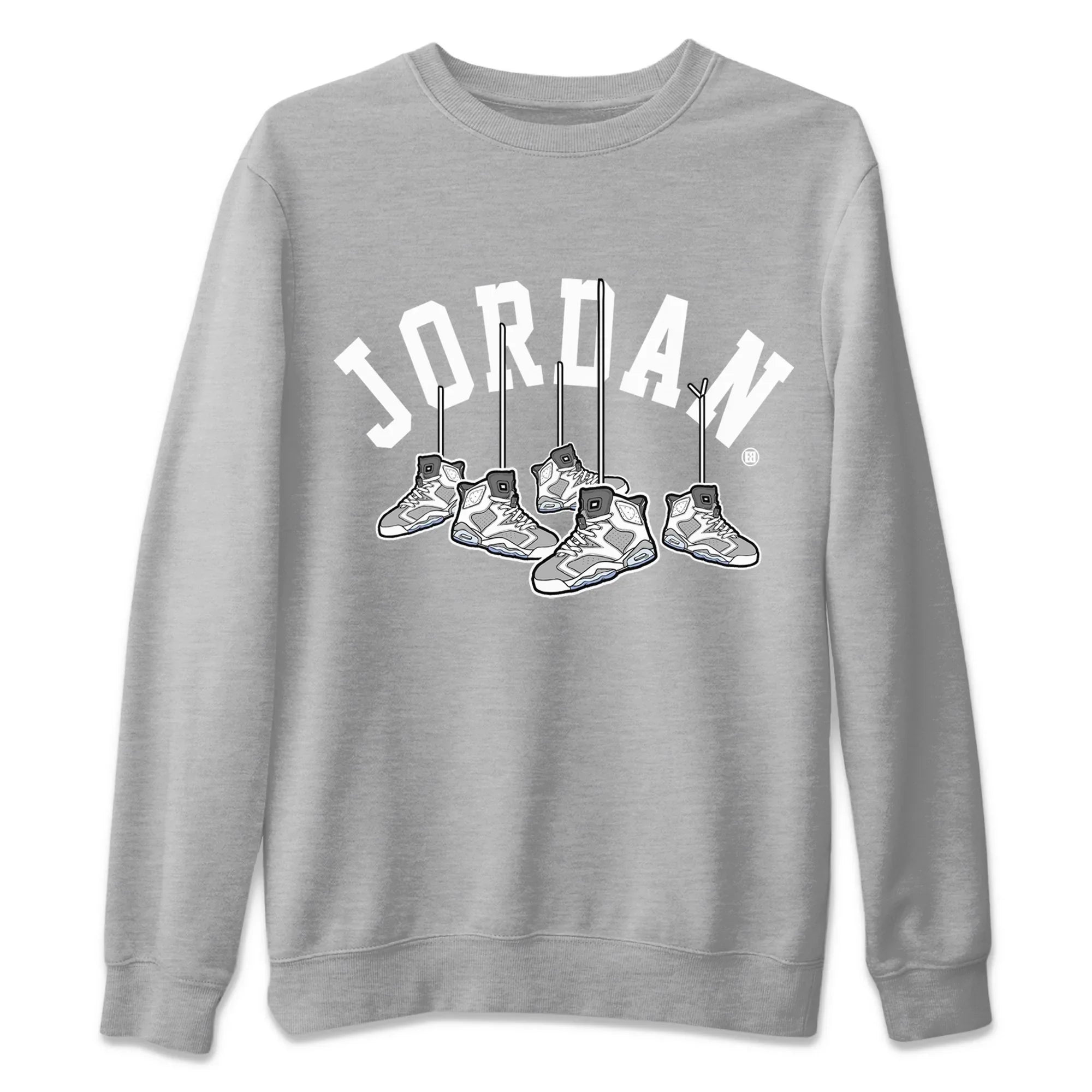 Jordan 6 Cool Grey Shirt To Match Jordans Hanging Sneakers Sneaker Tees Jordan 6 Cool Grey Drip Gear Zone Sneaker Matching Clothing Unisex Shirts
