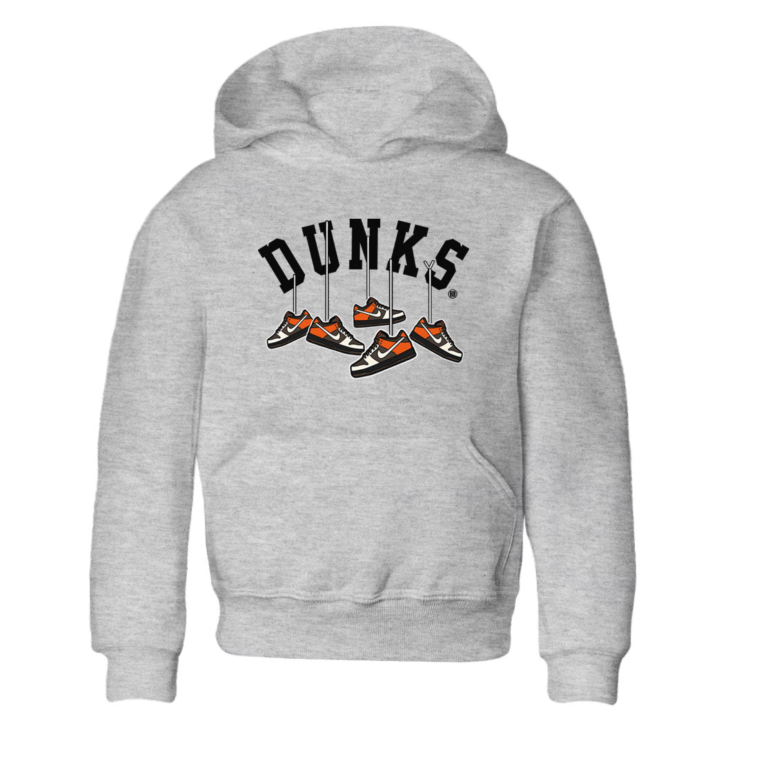 Nike Dunk Low Red Panda shirt to match jordans Hanging Sneakers sneaker tees Dunk Red Panda Drip Gear Zone Sneaker T-Shirts Youth and Baby Heather Grey 2 T-Shirt