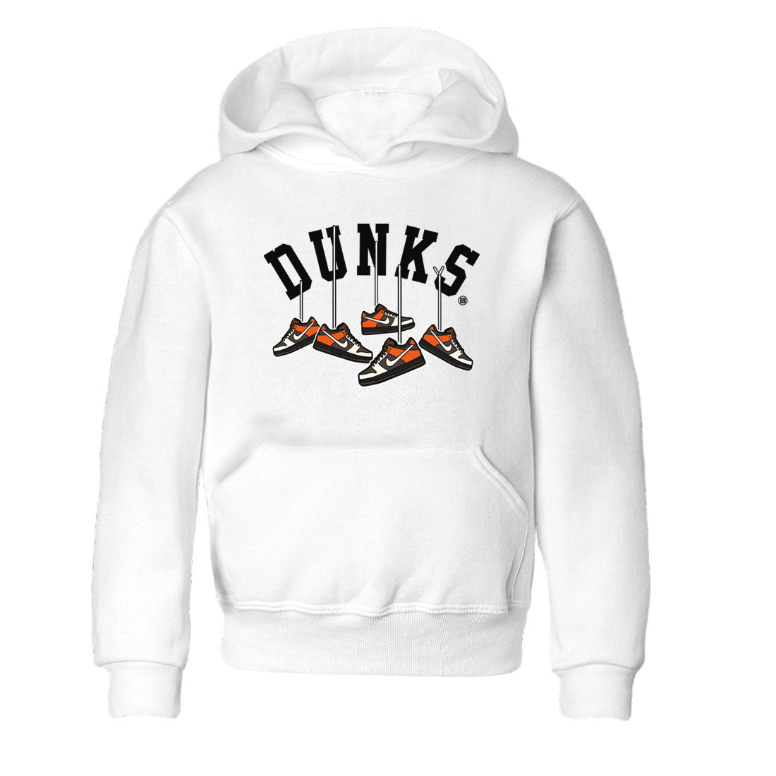 Nike Dunk Low Red Panda shirt to match jordans Hanging Sneakers sneaker tees Dunk Red Panda Drip Gear Zone Sneaker T-Shirts Youth and Baby White 2 T-Shirt