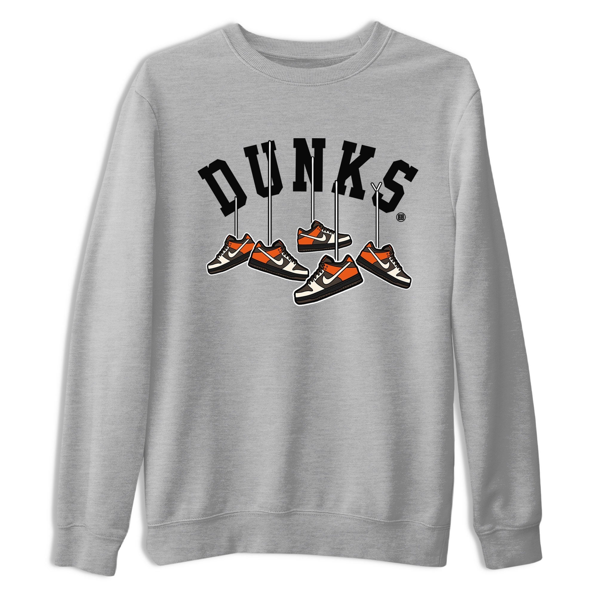 Nike Dunk Low Red Panda shirt to match jordans Hanging Sneakers sneaker tees Dunk Red Panda Drip Gear Zone Sneaker T-Shirts Crew Neck Casual Fit Heather Grey 2 T-Shirt