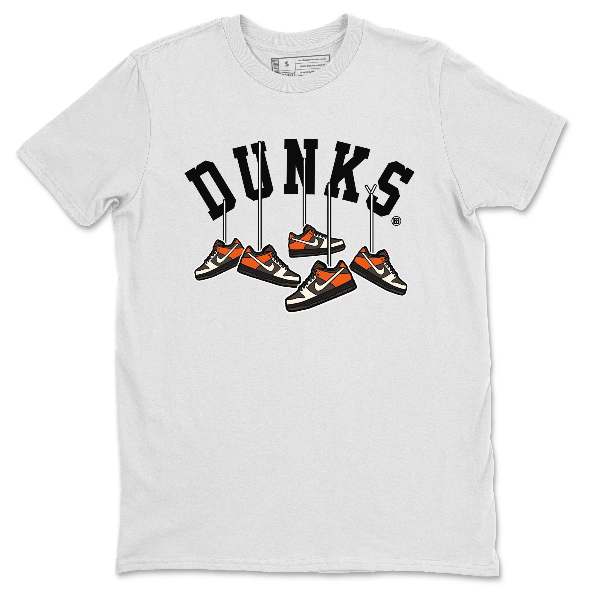 Nike Dunk Low Red Panda shirt to match jordans Hanging Sneakers sneaker tees Dunk Red Panda Drip Gear Zone Sneaker T-Shirts Crew Neck Casual Fit White 2 T-Shirt