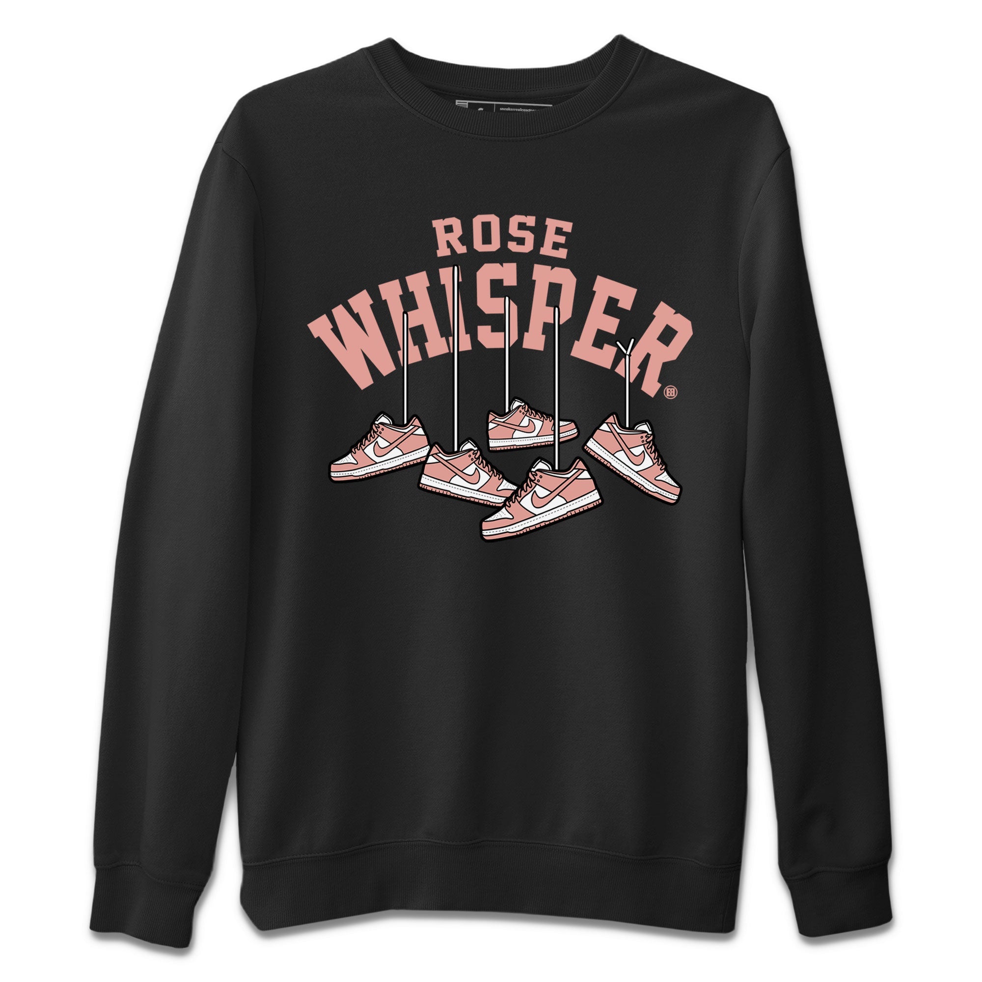 Dunks Low Rose Whisper shirt to match jordans Hanging Sneakers Streetwear Sneaker Shirt Dunk Rose Whisper Drip Gear Zone Sneaker Matching Clothing Unisex Black 2 T-Shirt
