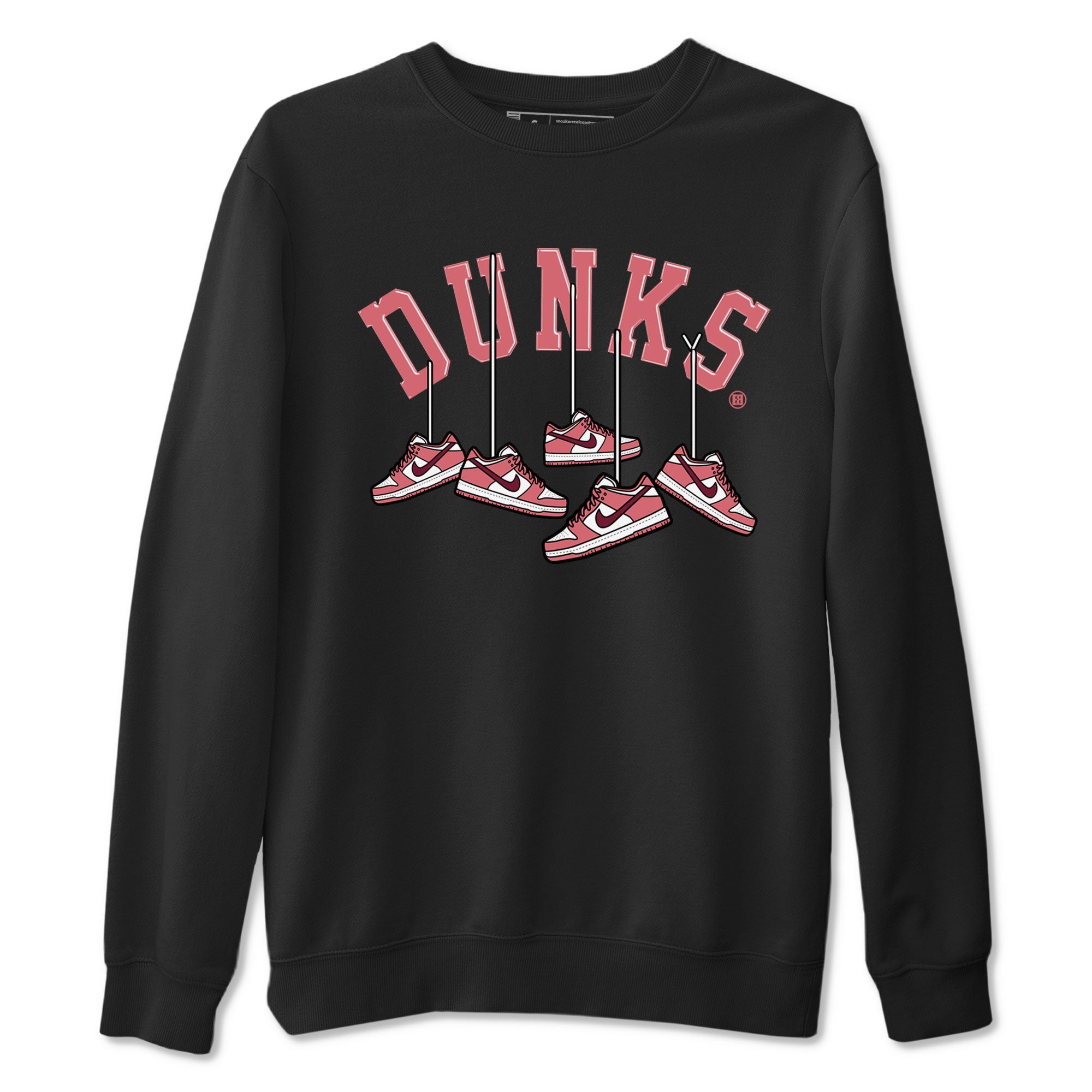 Dunks Valentines Day shirt to match jordans Hanging Sneakers sneaker tees Dunks Valentine's Day Drip Gear Zone unisex cotton Black 2 crew neck shirt