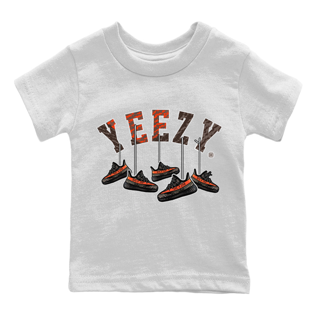 Yeezy 350 Carbon Beluga Shirt To Match Jordans Hanging Sneakers Sneaker Tees Yeezy 350 Carbon Beluga Drip Gear Zone Sneaker Matching Clothing Kids Shirts