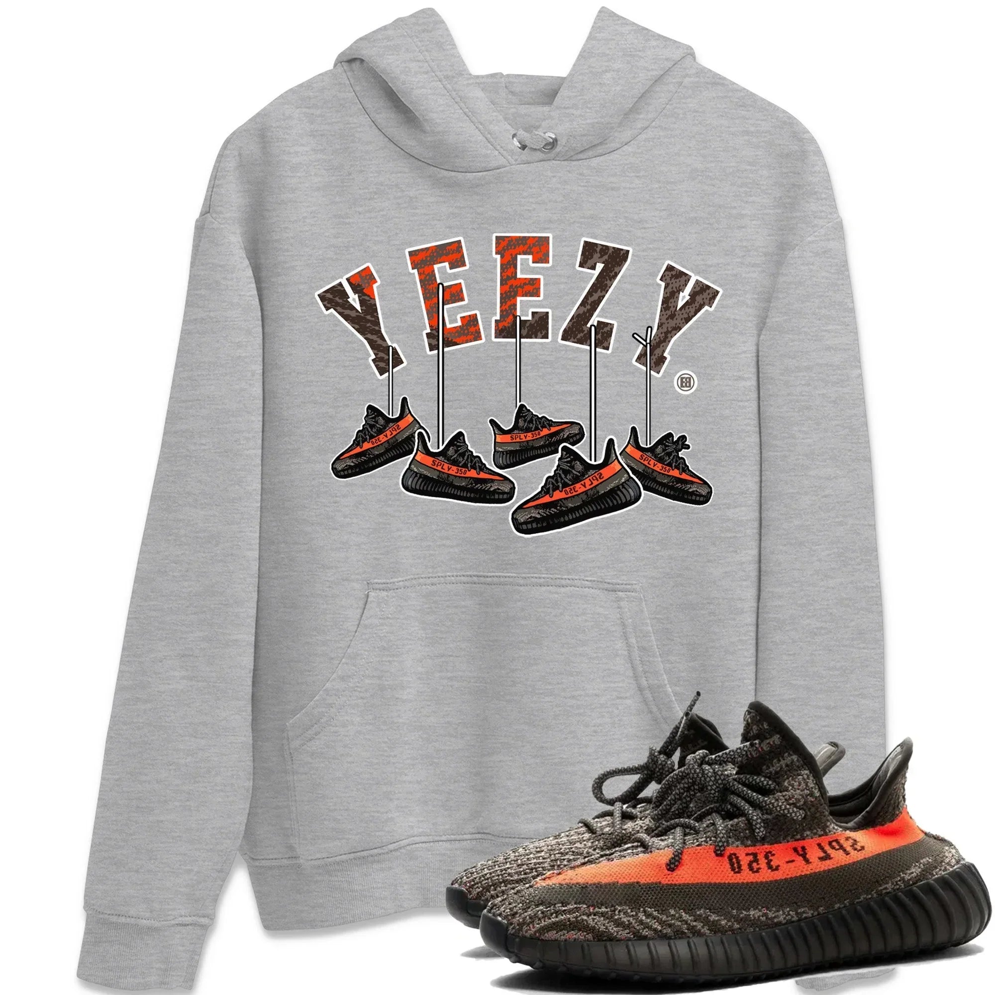 Yeezy 350 Carbon Beluga Shirt To Match Jordans Hanging Sneakers Sneaker Tees Yeezy 350 Carbon Beluga Drip Gear Zone Sneaker Matching Clothing Unisex Shirts