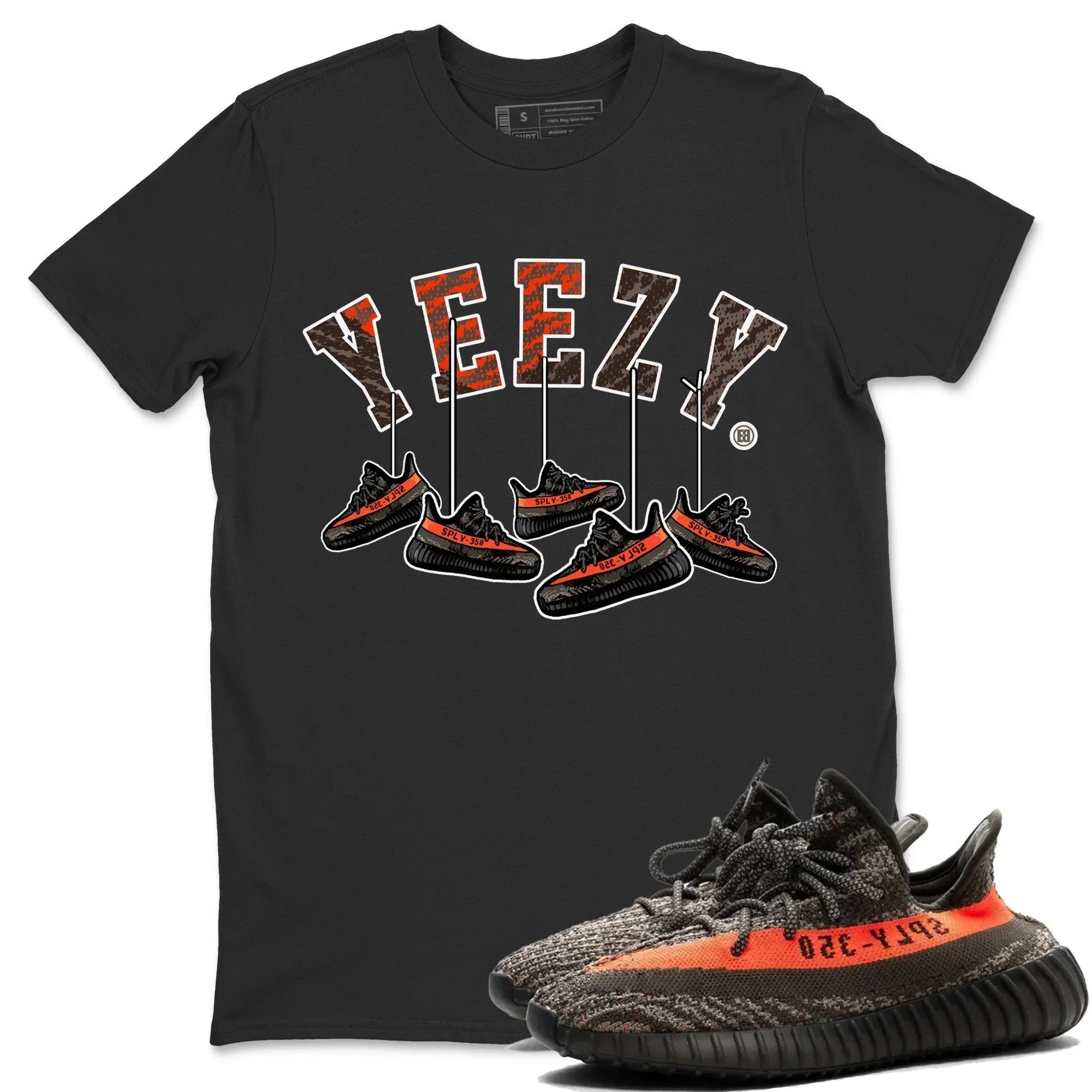 Yeezy 350 Carbon Beluga Shirt To Match Jordans Hanging Sneakers Sneaker Tees Yeezy 350 Carbon Beluga Drip Gear Zone Sneaker Matching Clothing Unisex Shirts