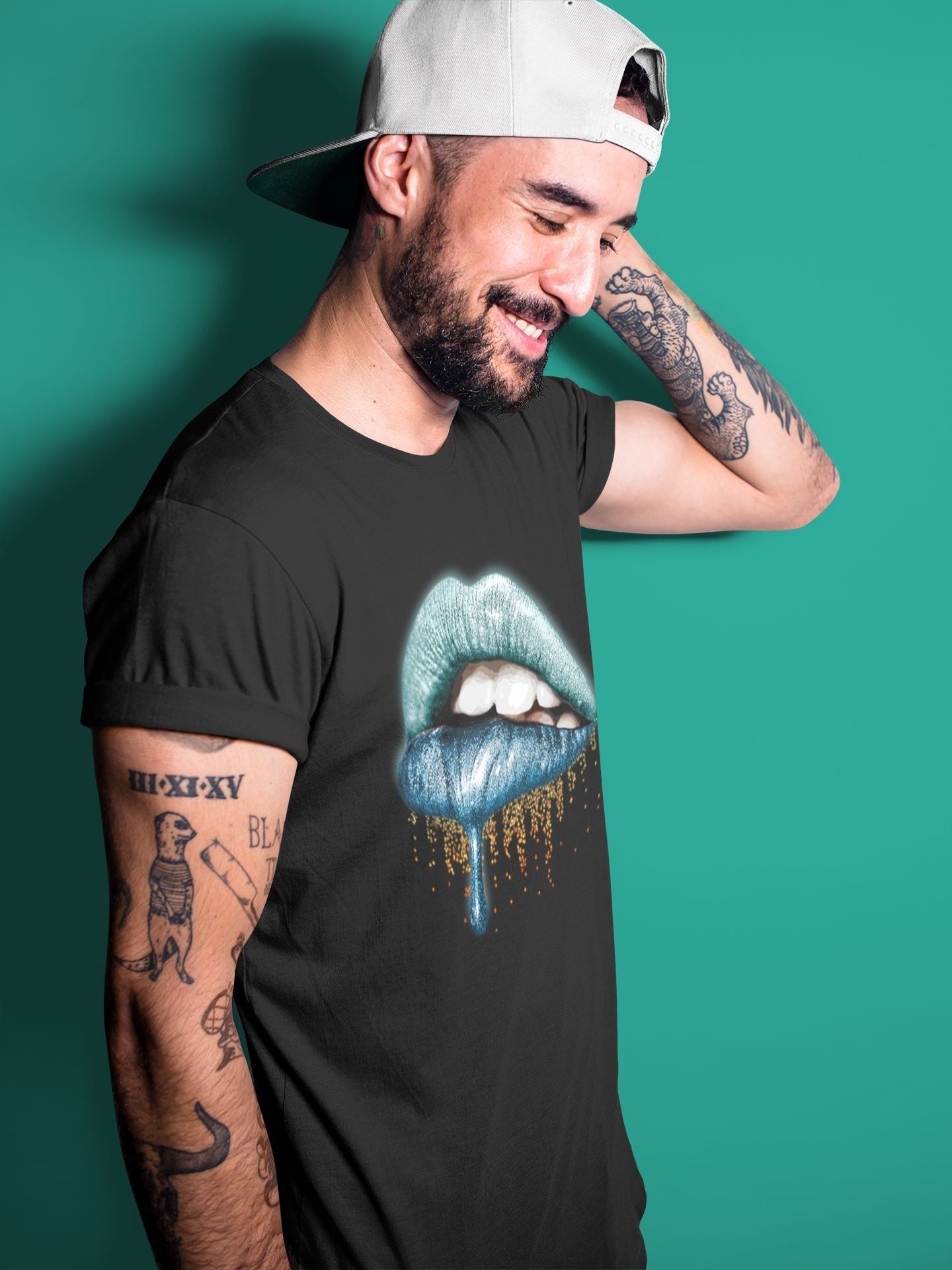 Yeezy 700 Faded Azure Shirt To Match Jordans Dripping Lips Sneaker Tees Yeezy 700 Faded Azure Drip Gear Zone Sneaker Matching Clothing Unisex Shirts