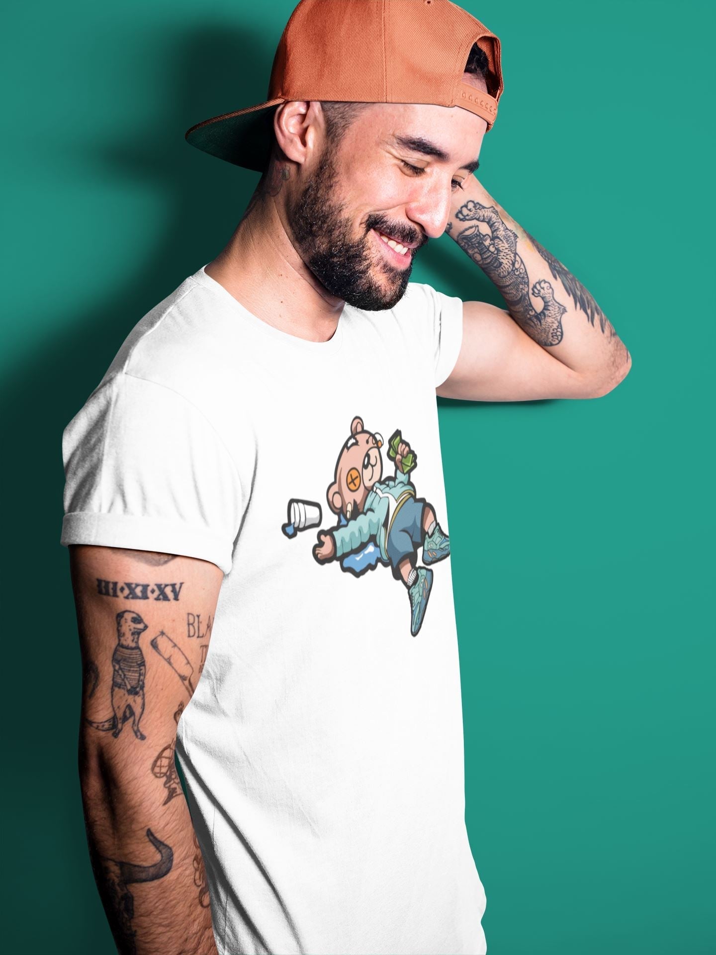 Yeezy 700 Faded Azure Shirt To Match Jordans Drunk Teddy Bear Sneaker Tees Yeezy 700 Faded Azure Drip Gear Zone Sneaker Matching Clothing Unisex Shirts