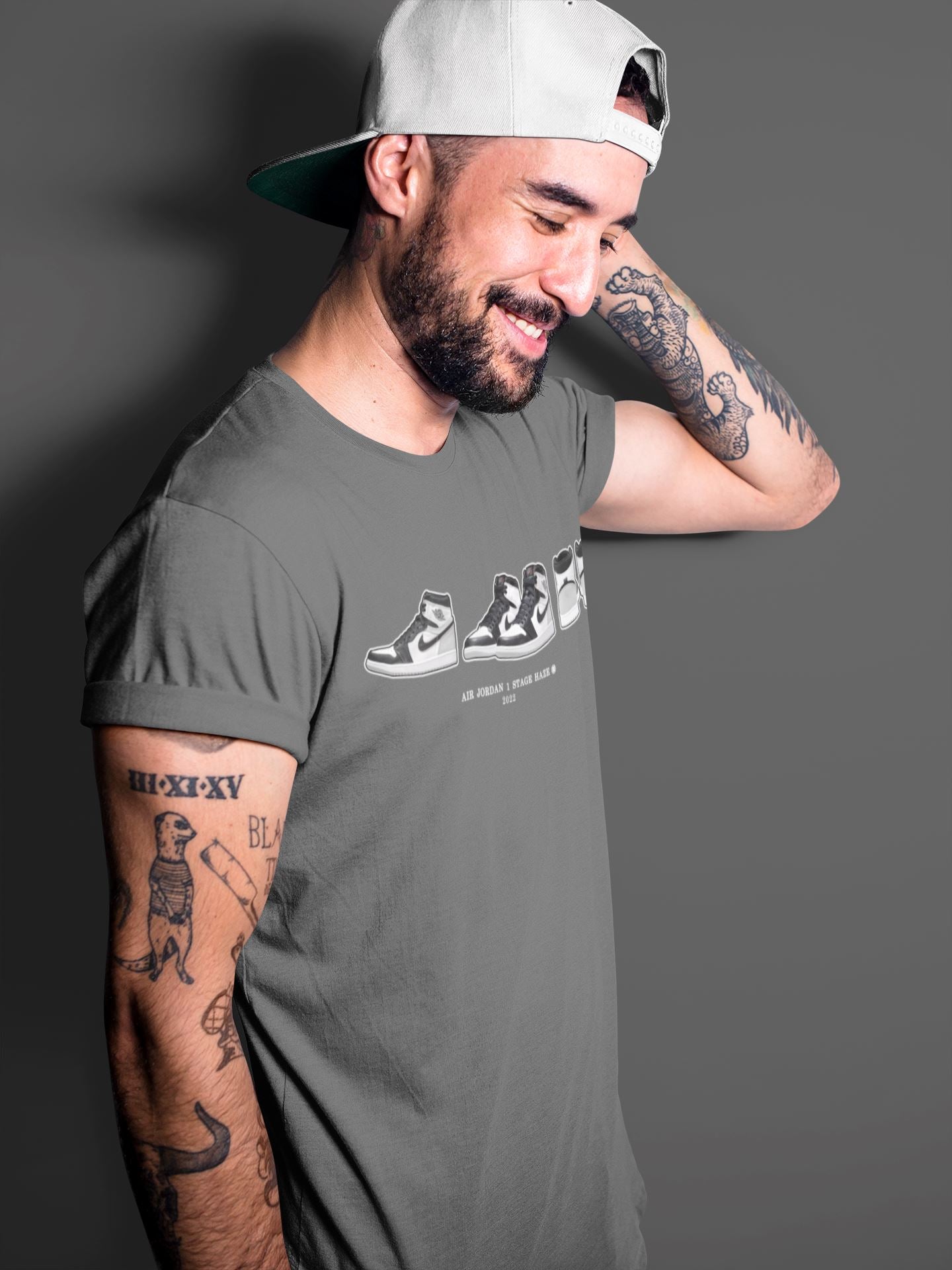 Jordan 1 Stage Haze Sneaker Matching T-Shirt Air Jordan 1 Prelude Sneaker Tees Jordan 1 Stage Haze Sneaker Release Tees Crew Neck Tees