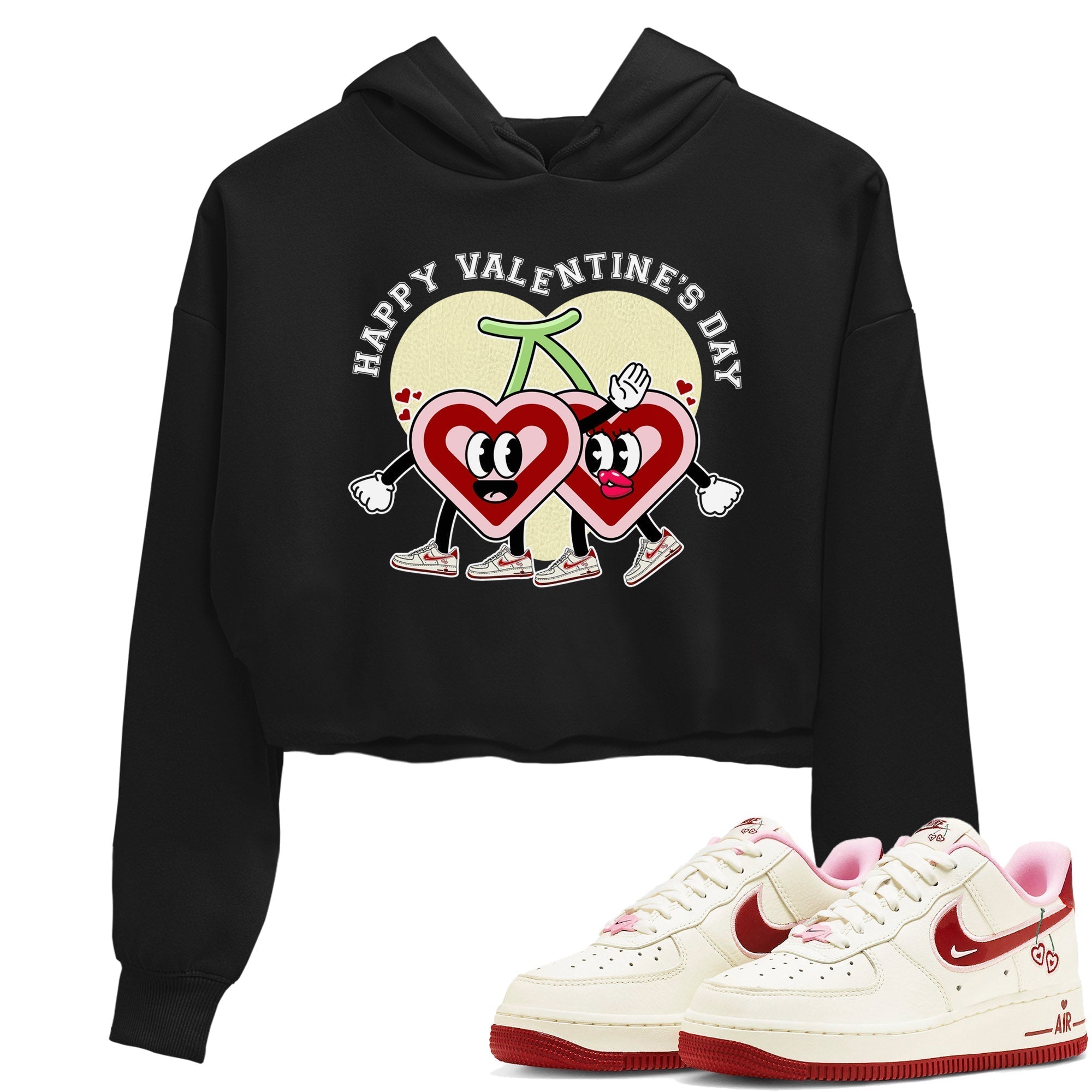 Air Force 1 Valentines Day Sneaker Match Tees Happy Valentines Day Sneaker Tees Air Force 1 Valentines Day Jordan to match sneaker T-Shirt Women's Shirts