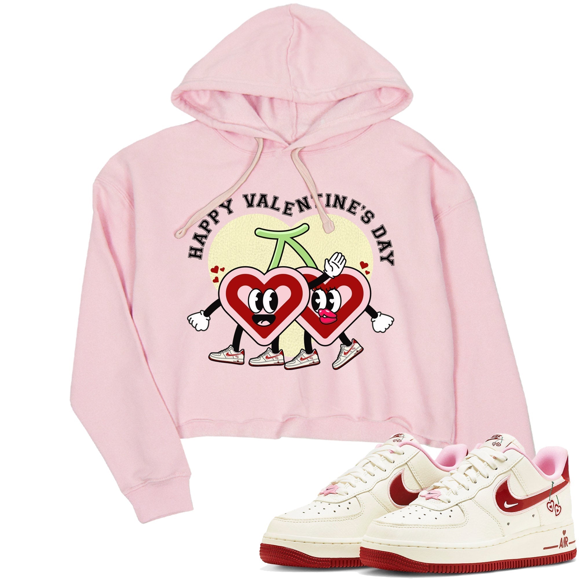 Air Force 1 Valentines Day Sneaker Match Tees Happy Valentines Day Sneaker Tees Air Force 1 Valentines Day Jordan to match sneaker T-Shirt Women's Shirts