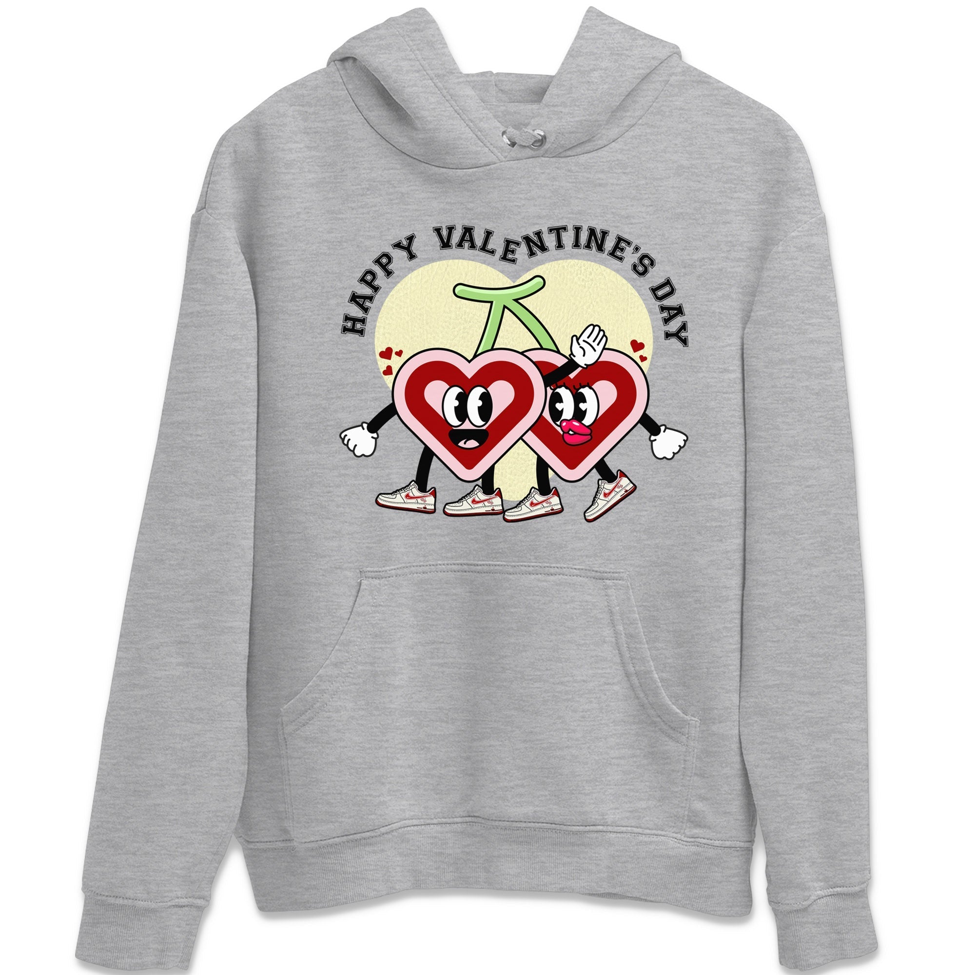 Air Force 1 Valentines Day Sneaker Match Tees Happy Valentines Day Sneaker Tees Air Force 1 Valentines Day Jordan to match sneaker T-Shirt Crew Neck Shirts