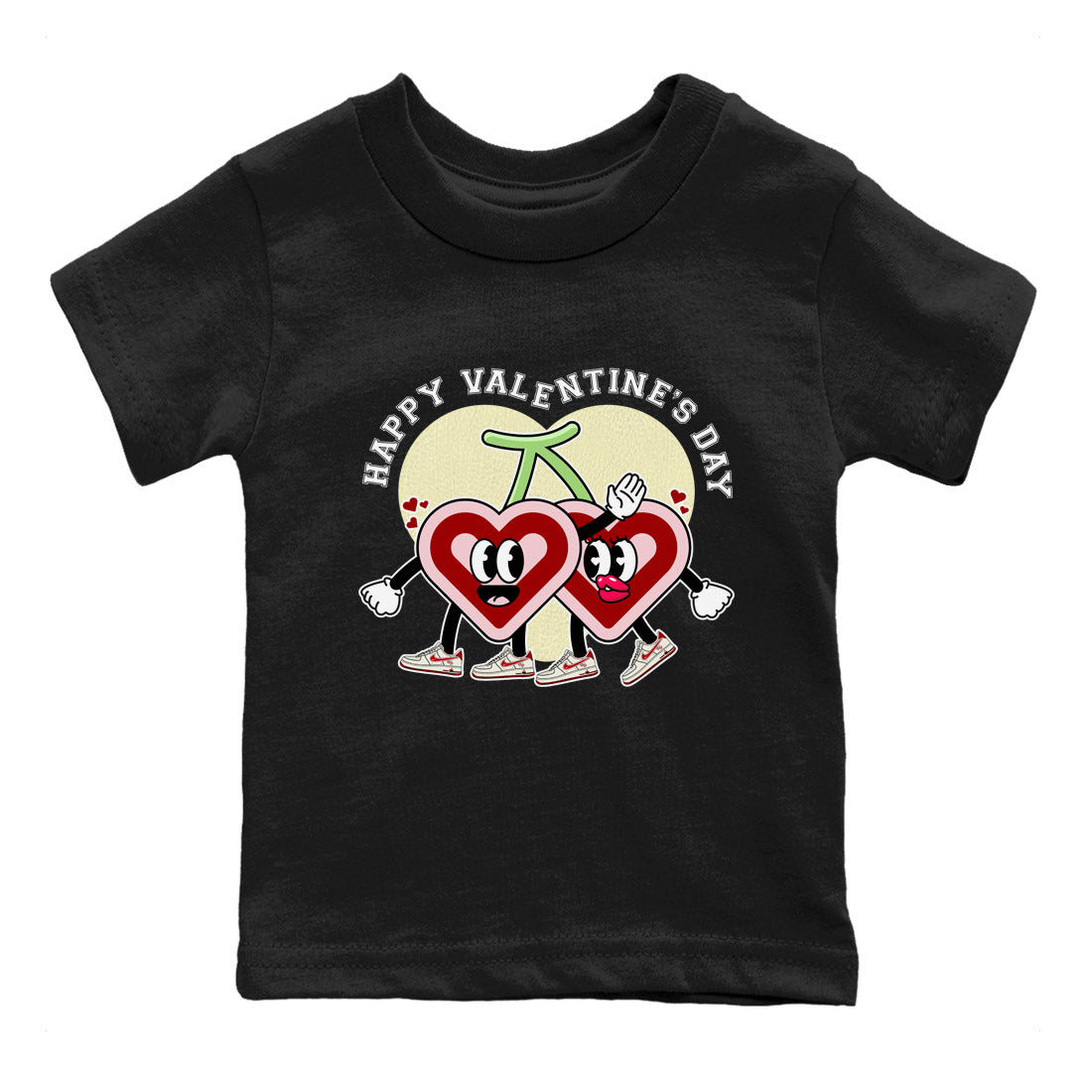 Air Force 1 Valentines Day Sneaker Match Tees Happy Valentines Day Sneaker Tees Air Force 1 Valentines Day Jordan to match sneaker T-Shirt Kids Shirts