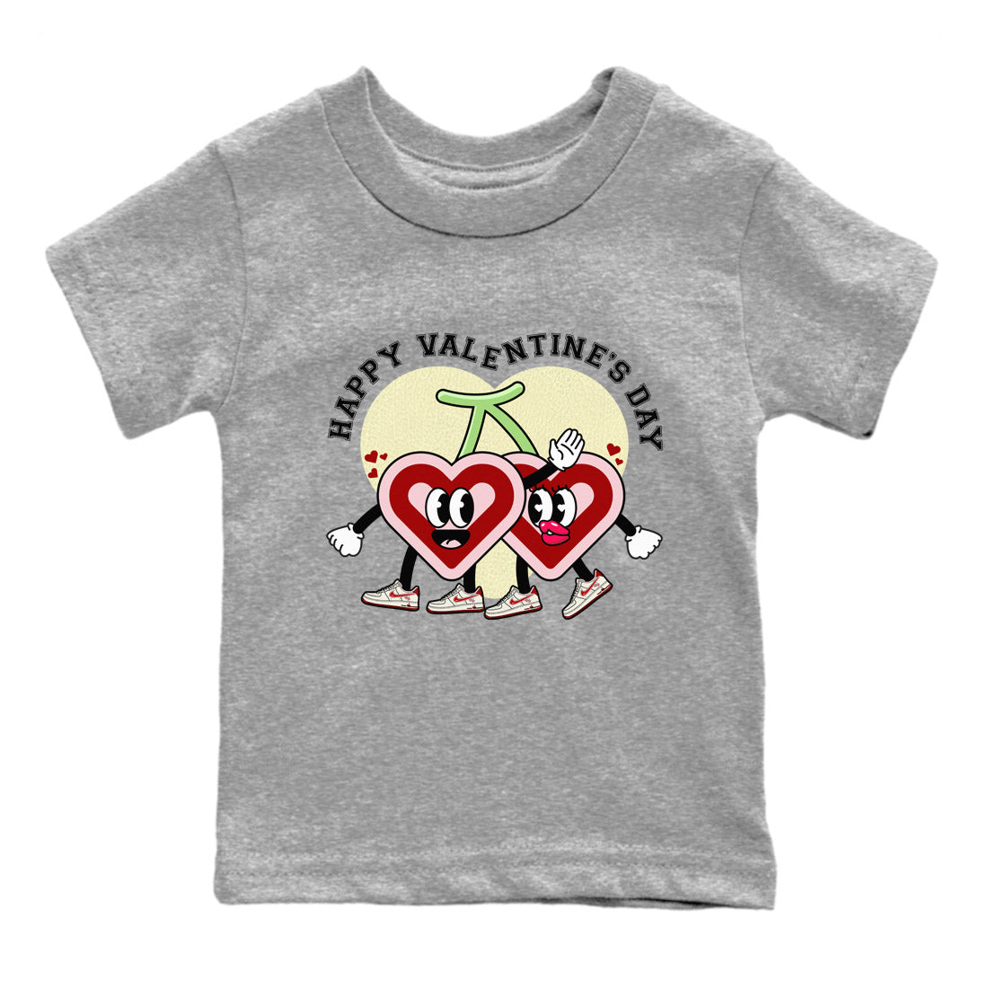Air Force 1 Valentines Day Sneaker Match Tees Happy Valentines Day Sneaker Tees Air Force 1 Valentines Day Jordan to match sneaker T-Shirt Kids Shirts
