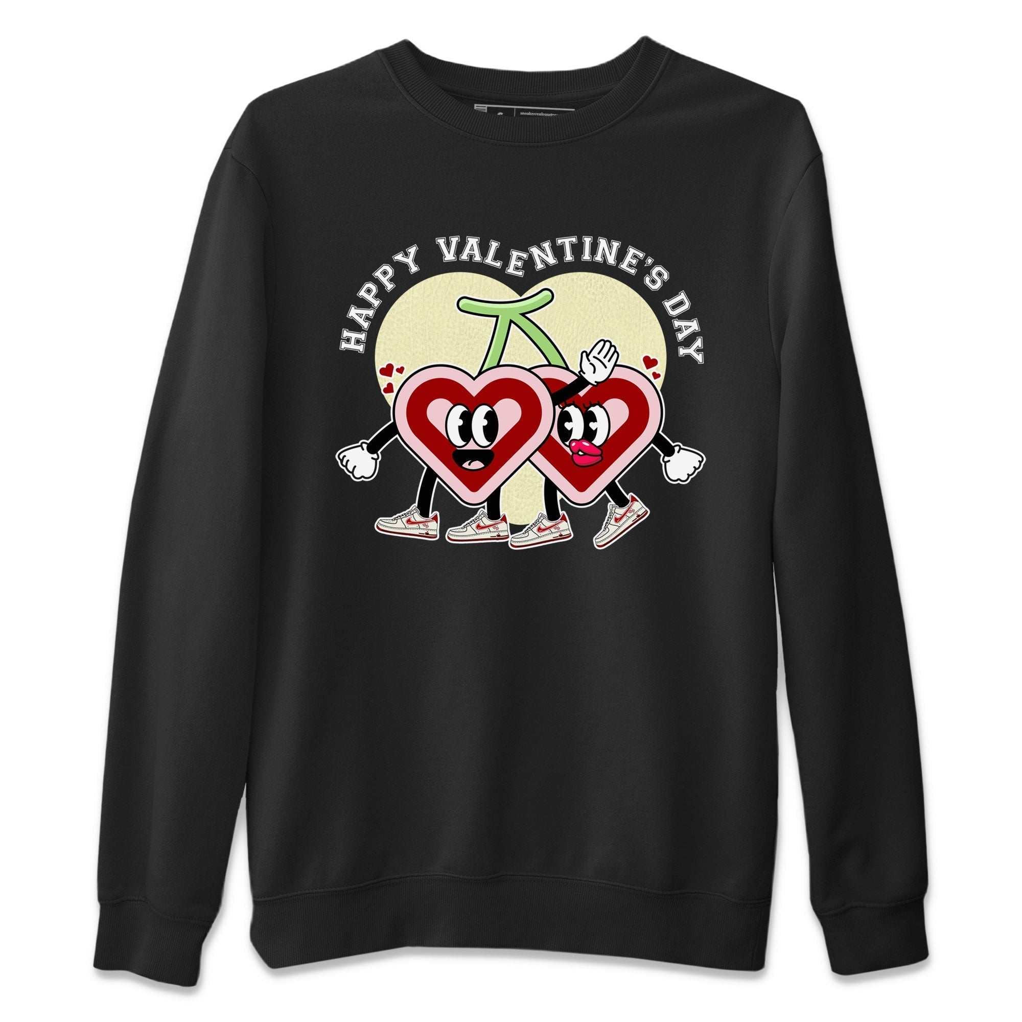 Air Force 1 Valentines Day Sneaker Match Tees Happy Valentines Day Sneaker Tees Air Force 1 Valentines Day Jordan to match sneaker T-Shirt Crew Neck Shirts