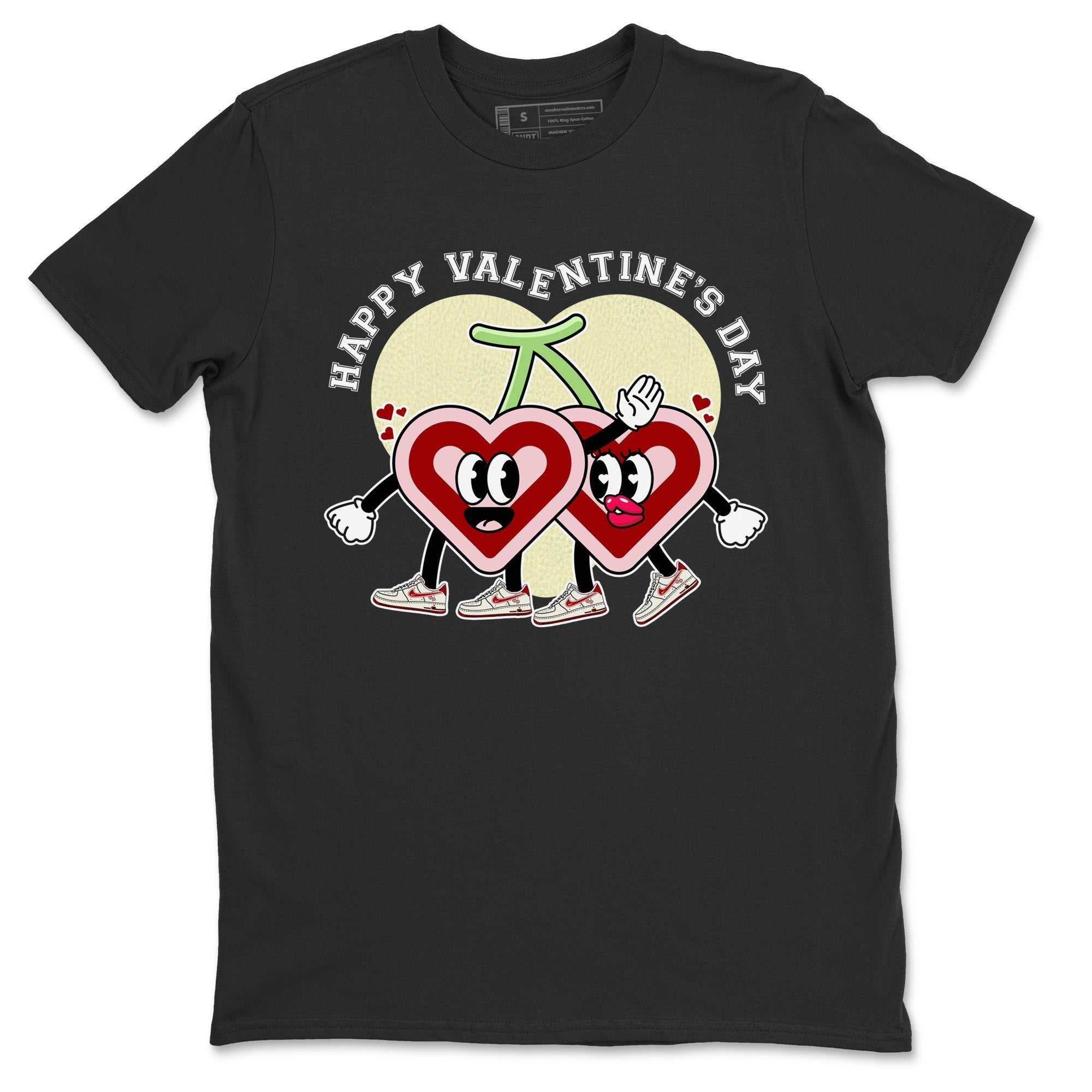 Air Force 1 Valentines Day Sneaker Match Tees Happy Valentines Day Sneaker Tees Air Force 1 Valentines Day Jordan to match sneaker T-Shirt Crew Neck Shirts