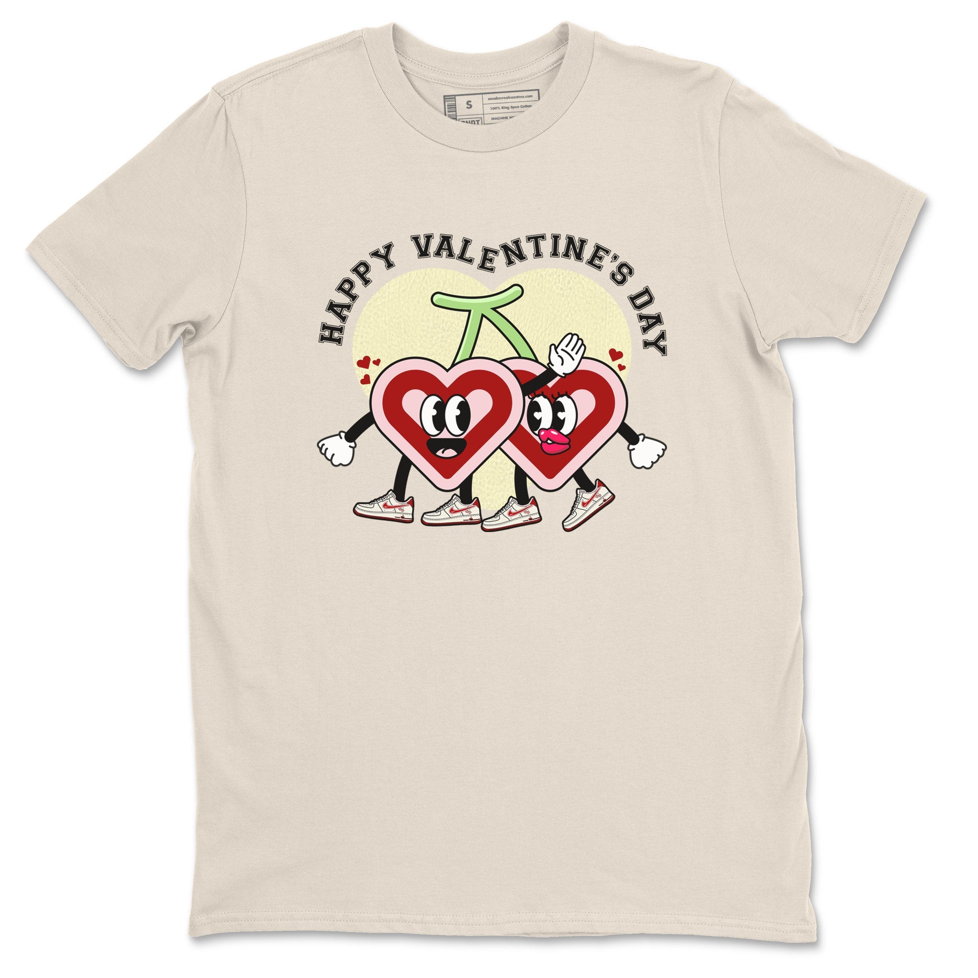 Air Force 1 Valentines Day Sneaker Match Tees Happy Valentines Day Sneaker Tees Air Force 1 Valentines Day Jordan to match sneaker T-Shirt Crew Neck Shirts