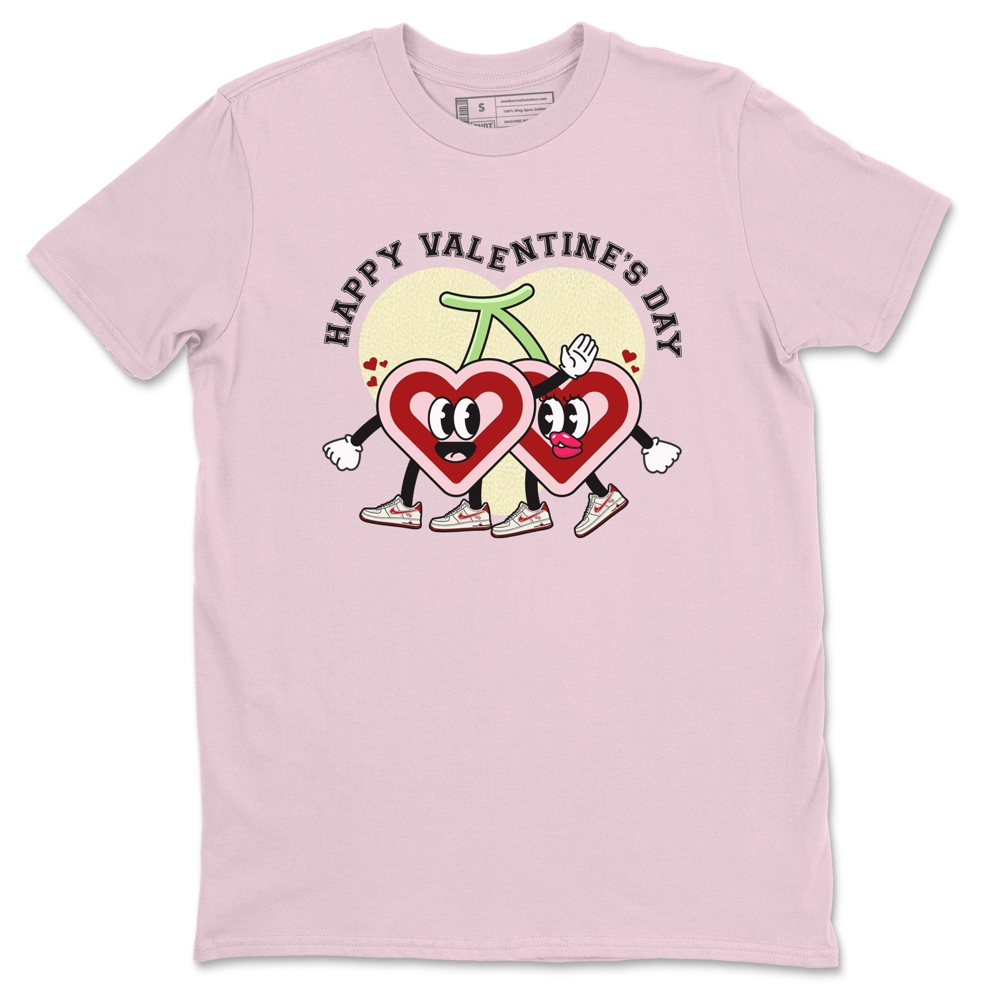 Air Force 1 Valentines Day Sneaker Match Tees Happy Valentines Day Sneaker Tees Air Force 1 Valentines Day Jordan to match sneaker T-Shirt Crew Neck Shirts