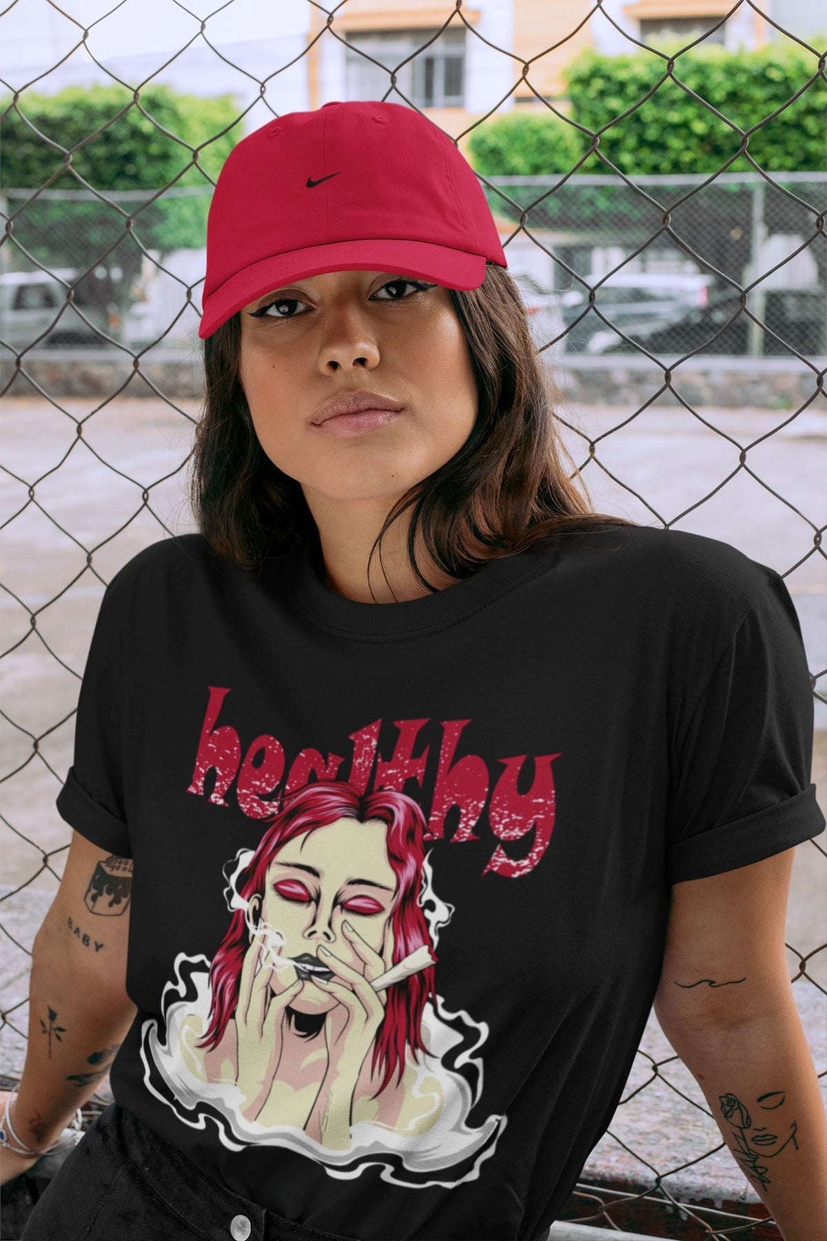 Jordan 3 Cardinal Sneaker Matching T-Shirt Healthy Sneaker Tees Jordan 3 Cardinal Sneaker Release Tees Crew Neck Tees