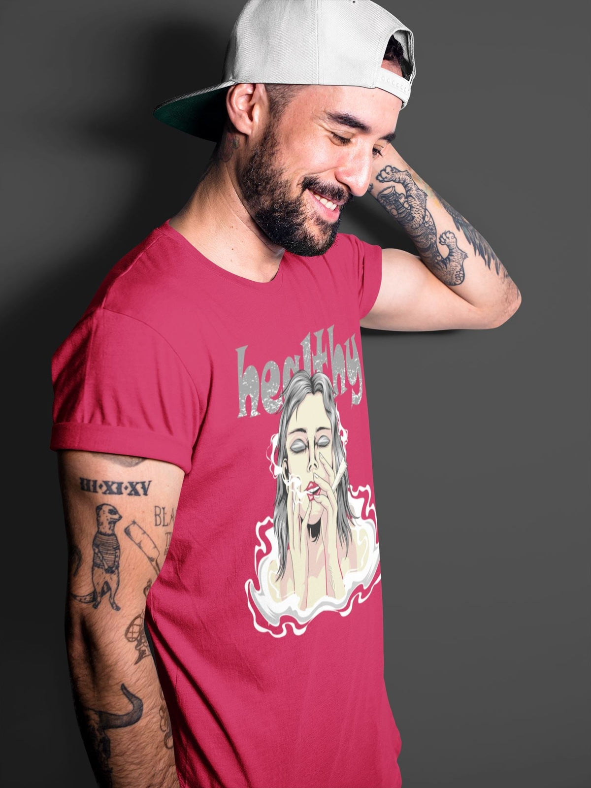 Jordan 3 Cardinal Sneaker Matching T-Shirt Healthy Sneaker Tees Jordan 3 Cardinal Sneaker Release Tees Crew Neck Tees