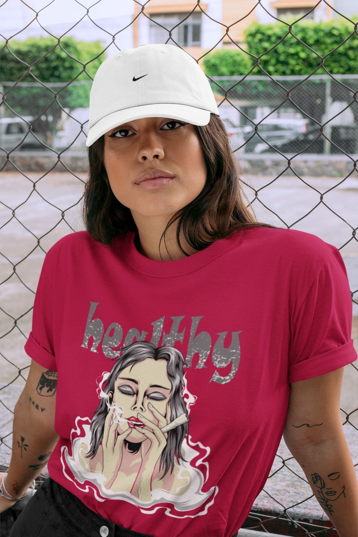 Jordan 3 Cardinal Sneaker Matching T-Shirt Healthy Sneaker Tees Jordan 3 Cardinal Sneaker Release Tees Crew Neck Tees