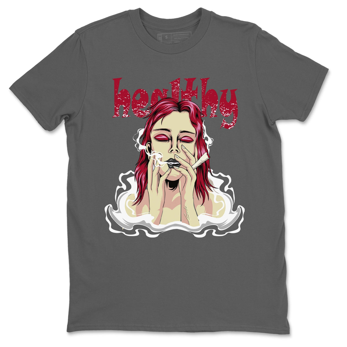 Jordan 3 Cardinal Sneaker Matching T-Shirt Healthy Sneaker Tees Jordan 3 Cardinal Sneaker Release Tees Crew Neck Tees