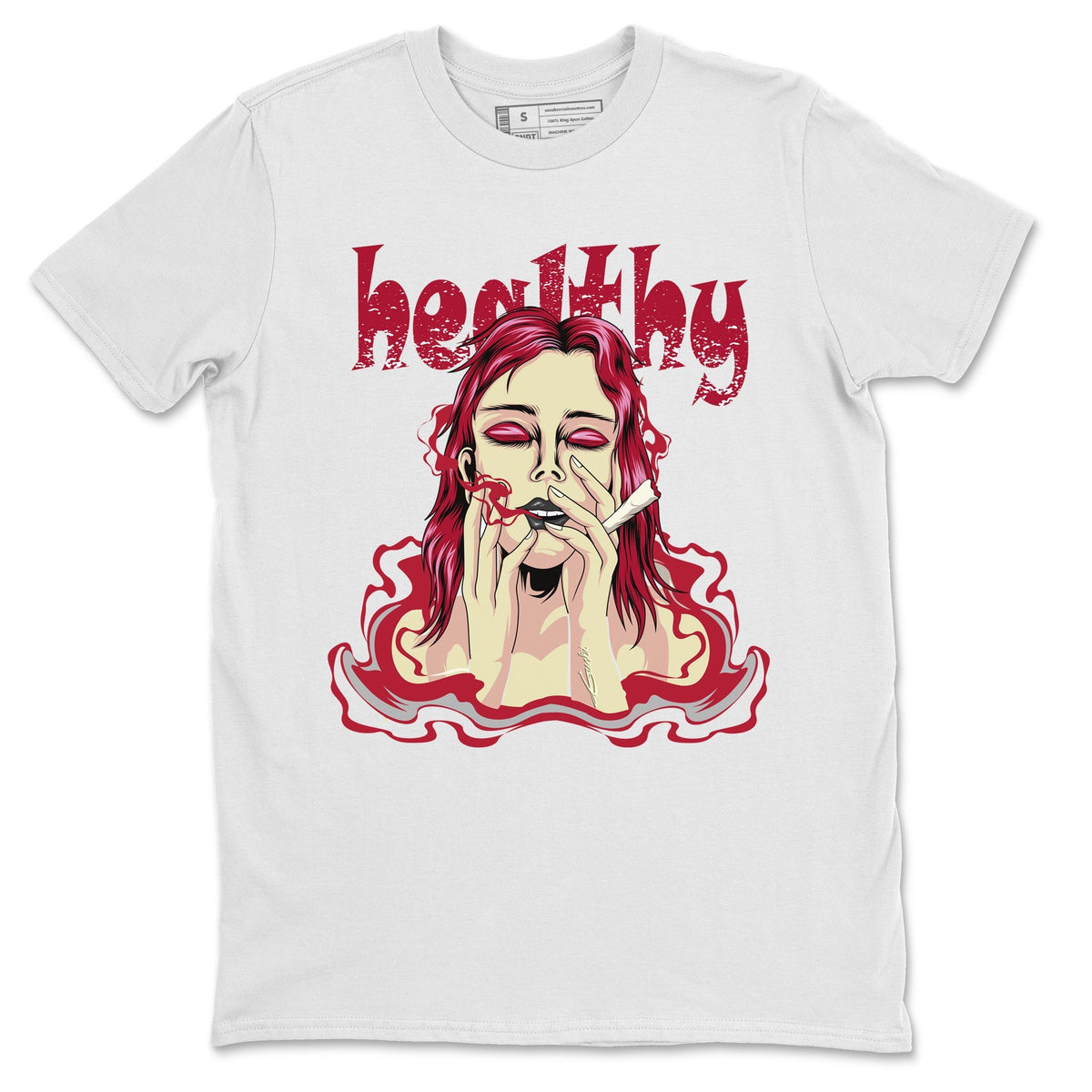 Jordan 3 Cardinal Sneaker Matching T-Shirt Healthy Sneaker Tees Jordan 3 Cardinal Sneaker Release Tees Crew Neck Tees