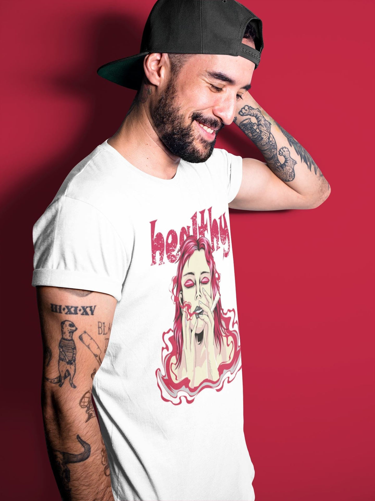 Jordan 3 Cardinal Sneaker Matching T-Shirt Healthy Sneaker Tees Jordan 3 Cardinal Sneaker Release Tees Crew Neck Tees