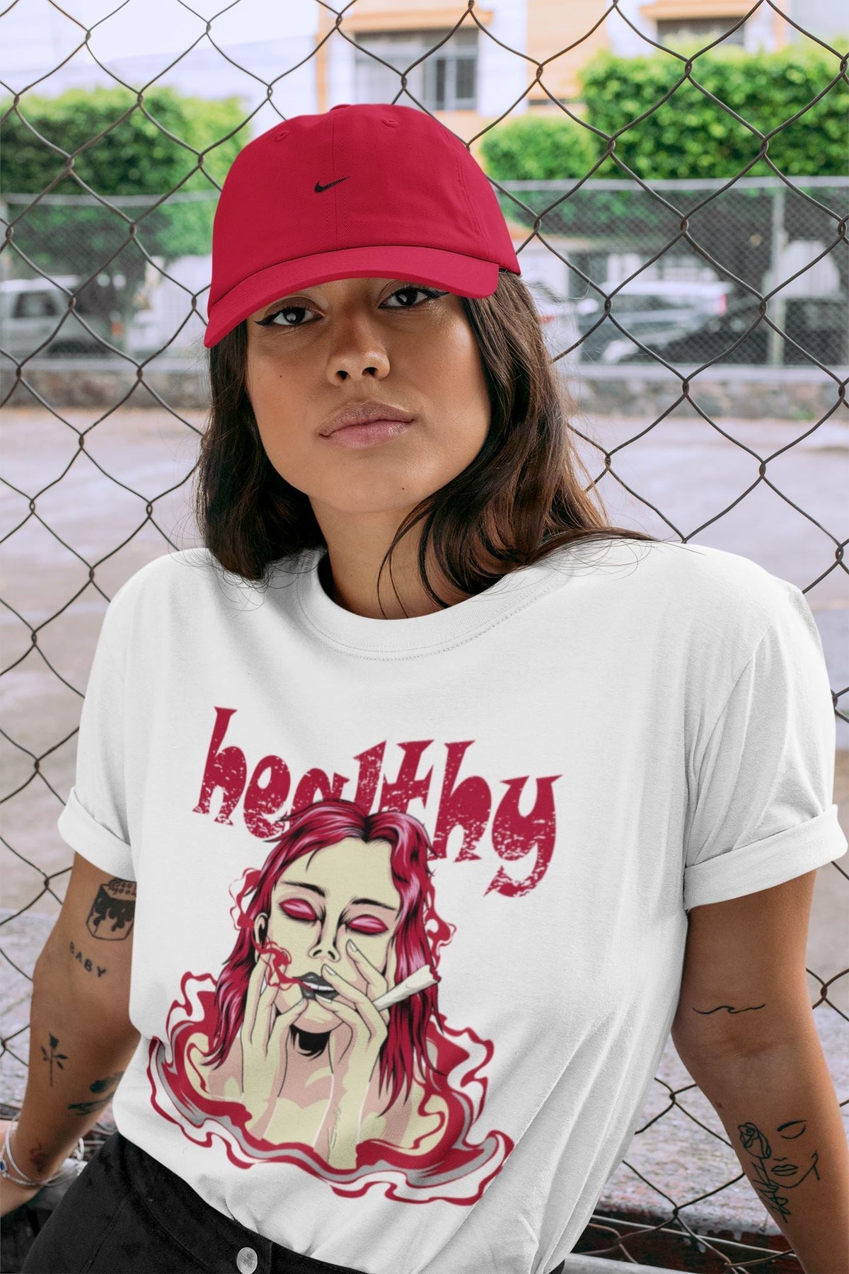 Jordan 3 Cardinal Sneaker Matching T-Shirt Healthy Sneaker Tees Jordan 3 Cardinal Sneaker Release Tees Crew Neck Tees