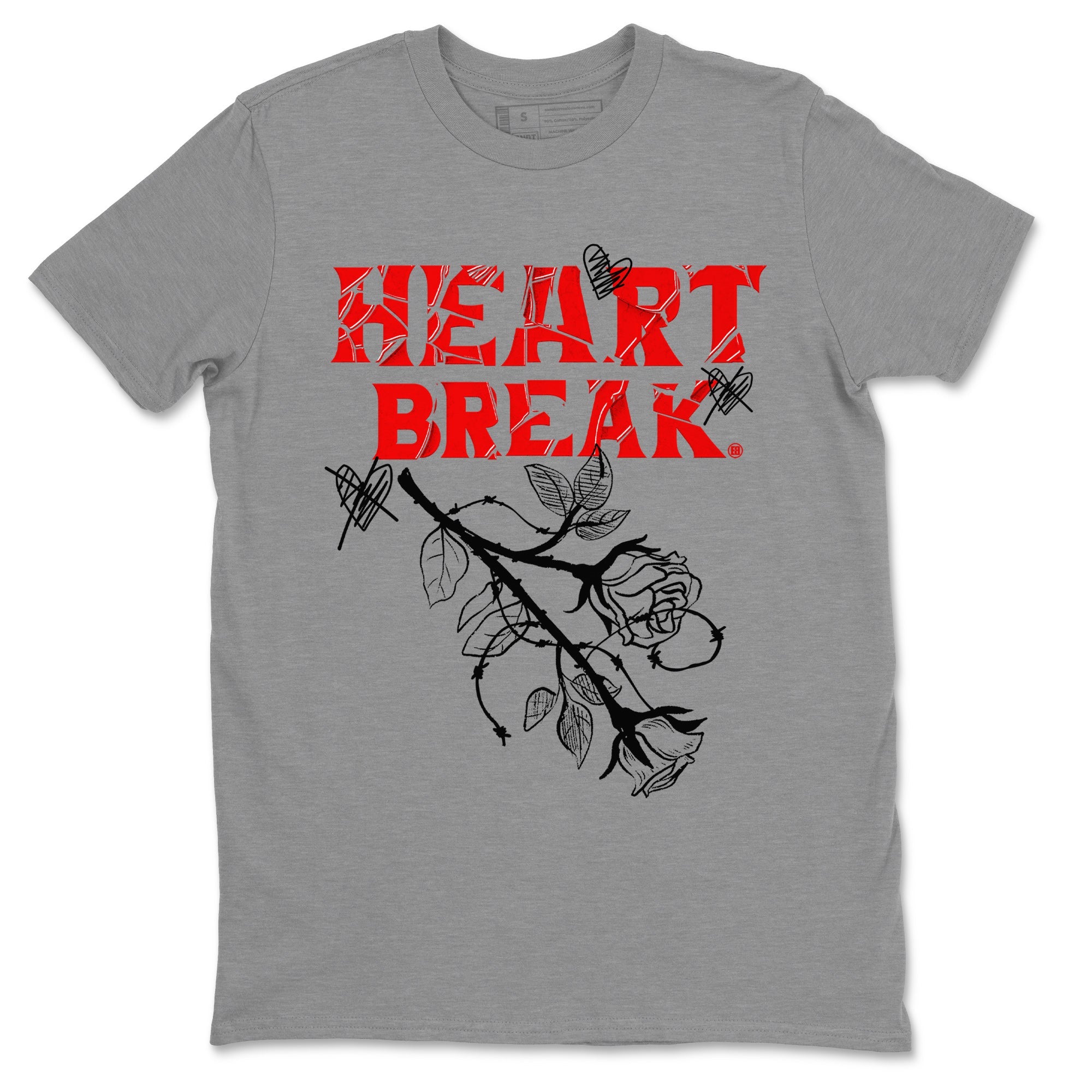 Air Jordan 1 Spider Man Sneaker Match Tees Heart Break Sneaker Release Tees Air Jordan 1 Spider Man T Shirt Unisex Shirts Heather Grey 2