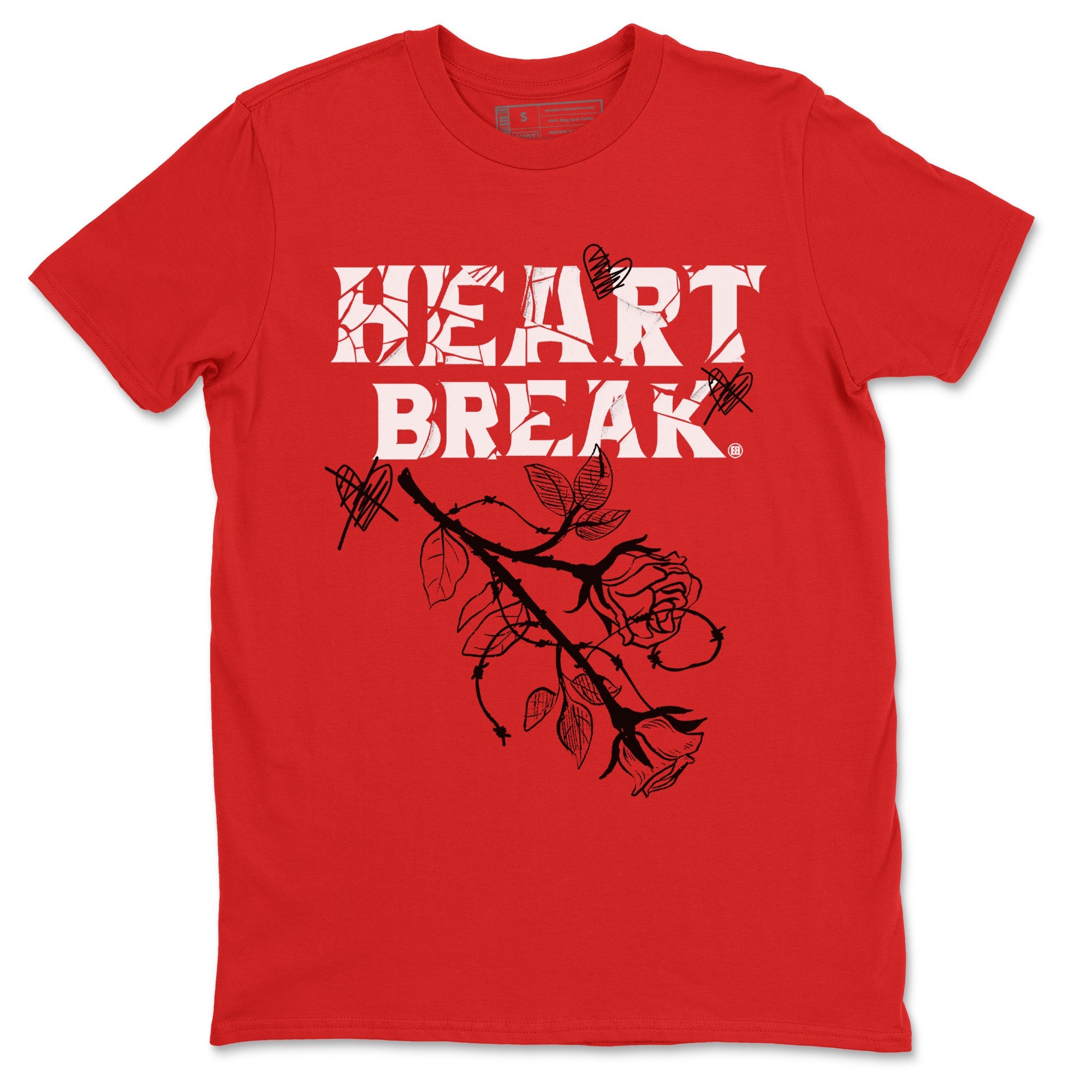 Air Jordan 1 Spider Man Sneaker Match Tees Heart Break Sneaker Release Tees Air Jordan 1 Spider Man T Shirt Unisex Shirts Red 2