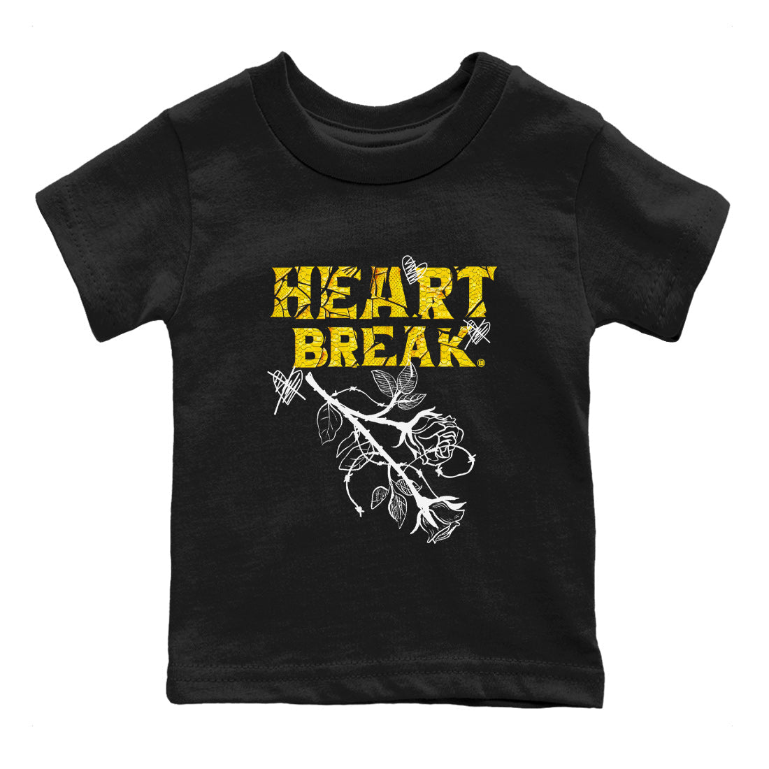 Air Jordan 11 Yellow Python Sneaker Match Tees Heart Break Streetwear Sneaker Shirt Snakeskin 11s Streetwear Sneaker Shirt Kids Shirts Black 2