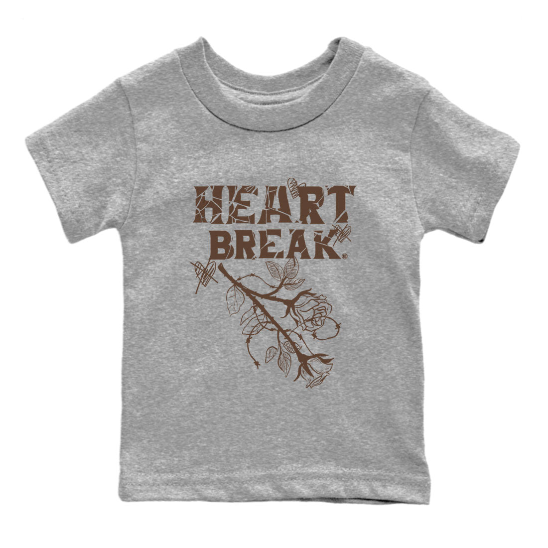 Dunk Low WMNS Cacao Wow sneaker sneaker shirt to match jordans Heart Break sneaker match tees Dunk Cacao Wow Drip Gear Zone Baby Toddler Heather Grey 2 T-Shirt
