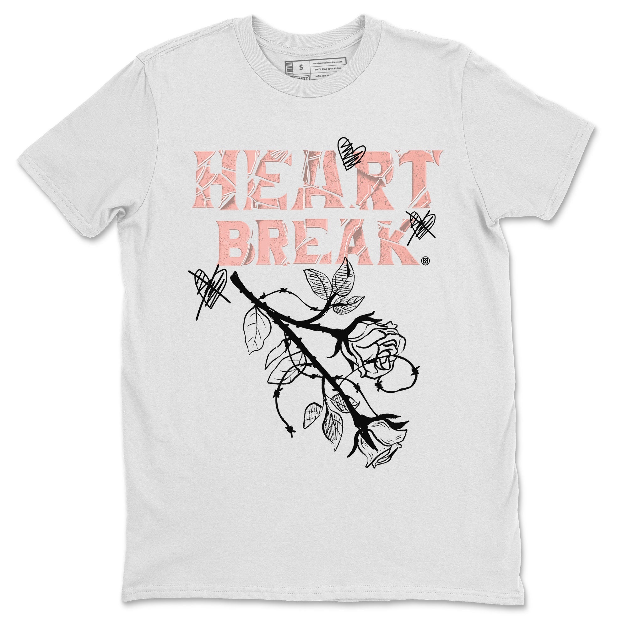Dunk Low WMNS Rose Whisper shirt to match jordans Heart Break Streetwear Sneaker Shirt Dunk Rose Whisper Drip Gear Zone Sneaker Matching Clothing Casual Unisex shirts White 2 T-Shirt