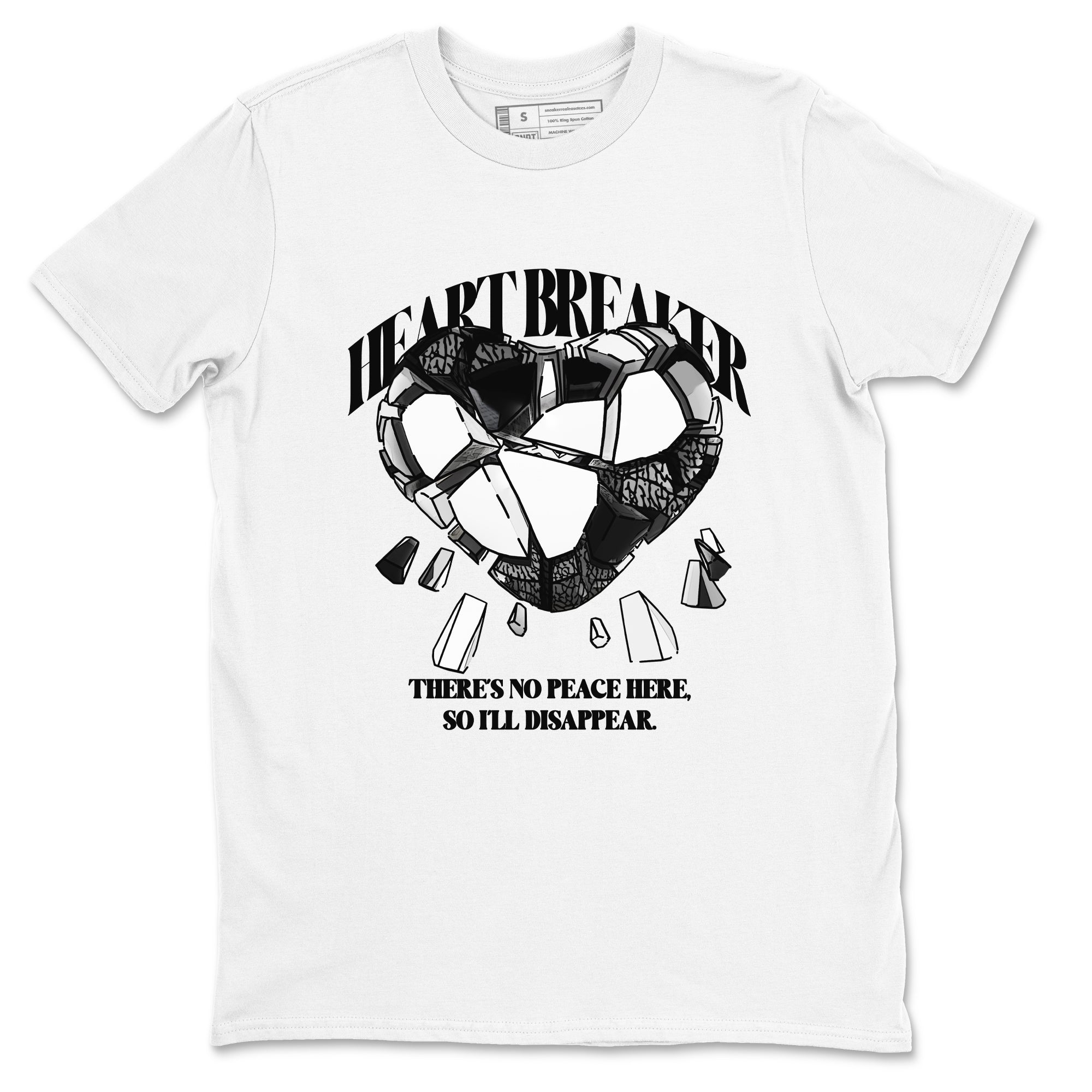 3s Green Glow shirt to match jordans Heart Breaker sneaker tees Air Jordan 3 Green Glow Drip Gear Zone unisex cotton White 2 crew neck shirt
