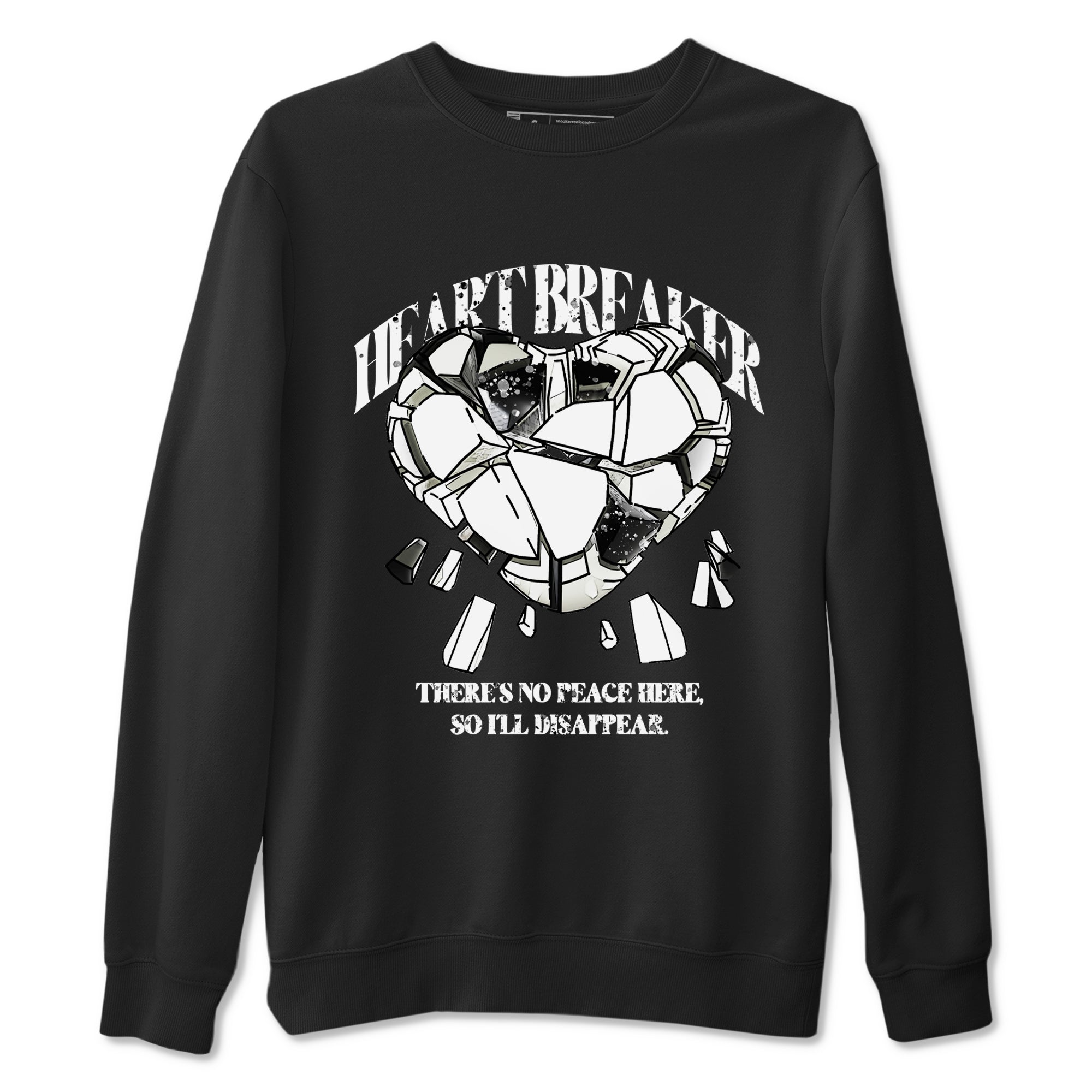 5s Sail shirt to match jordans Heart Breaker sneaker tees Air Jordan 5 Sail Drip Gear Zone unisex cotton Black 2 crew neck shirt